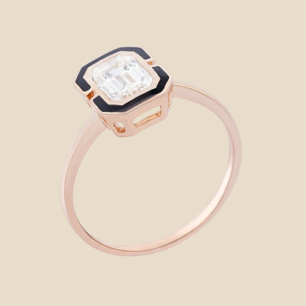 Noir Deco Ring - Palaces Jewellery