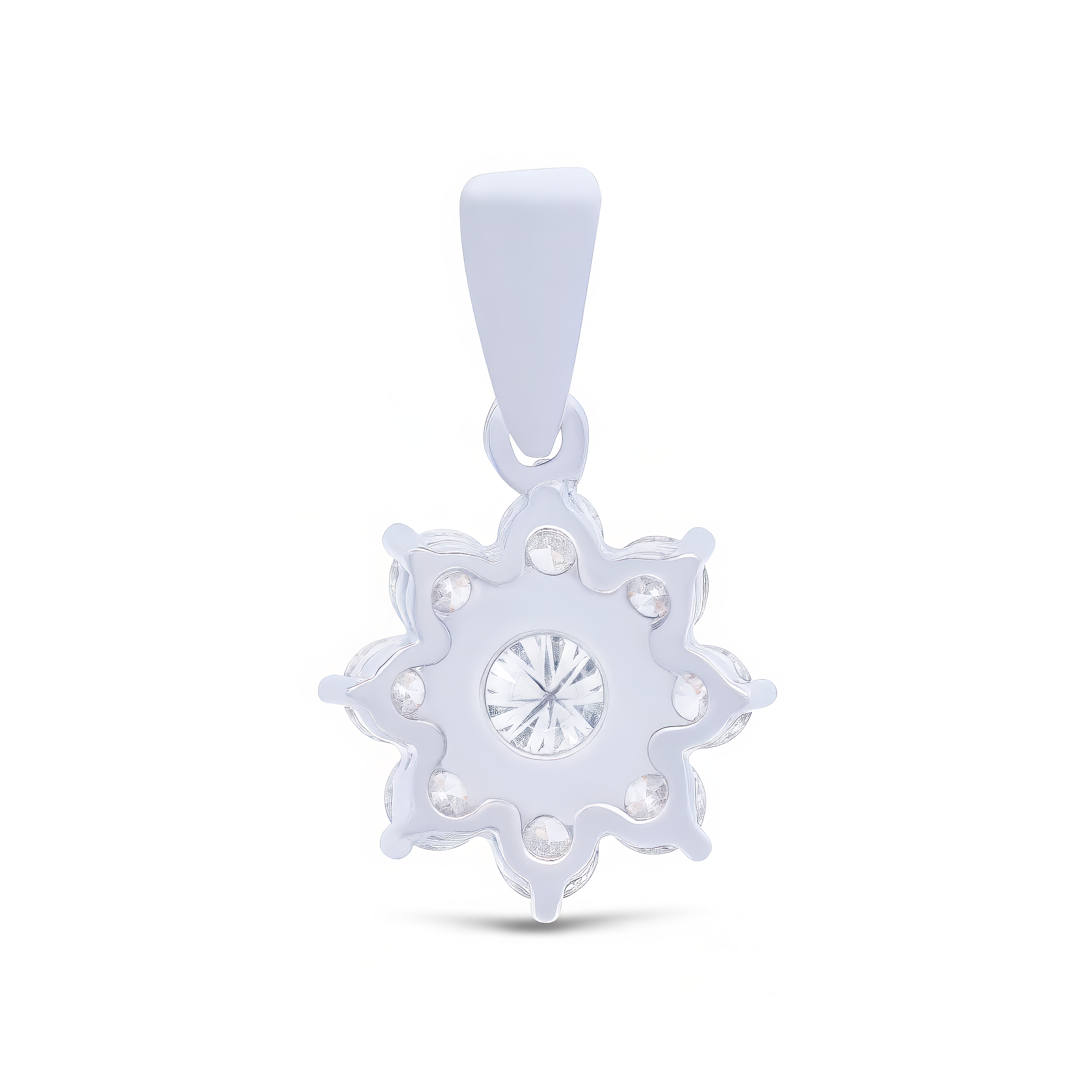 Diamond Cluster Pendant - Palaces Jewellery