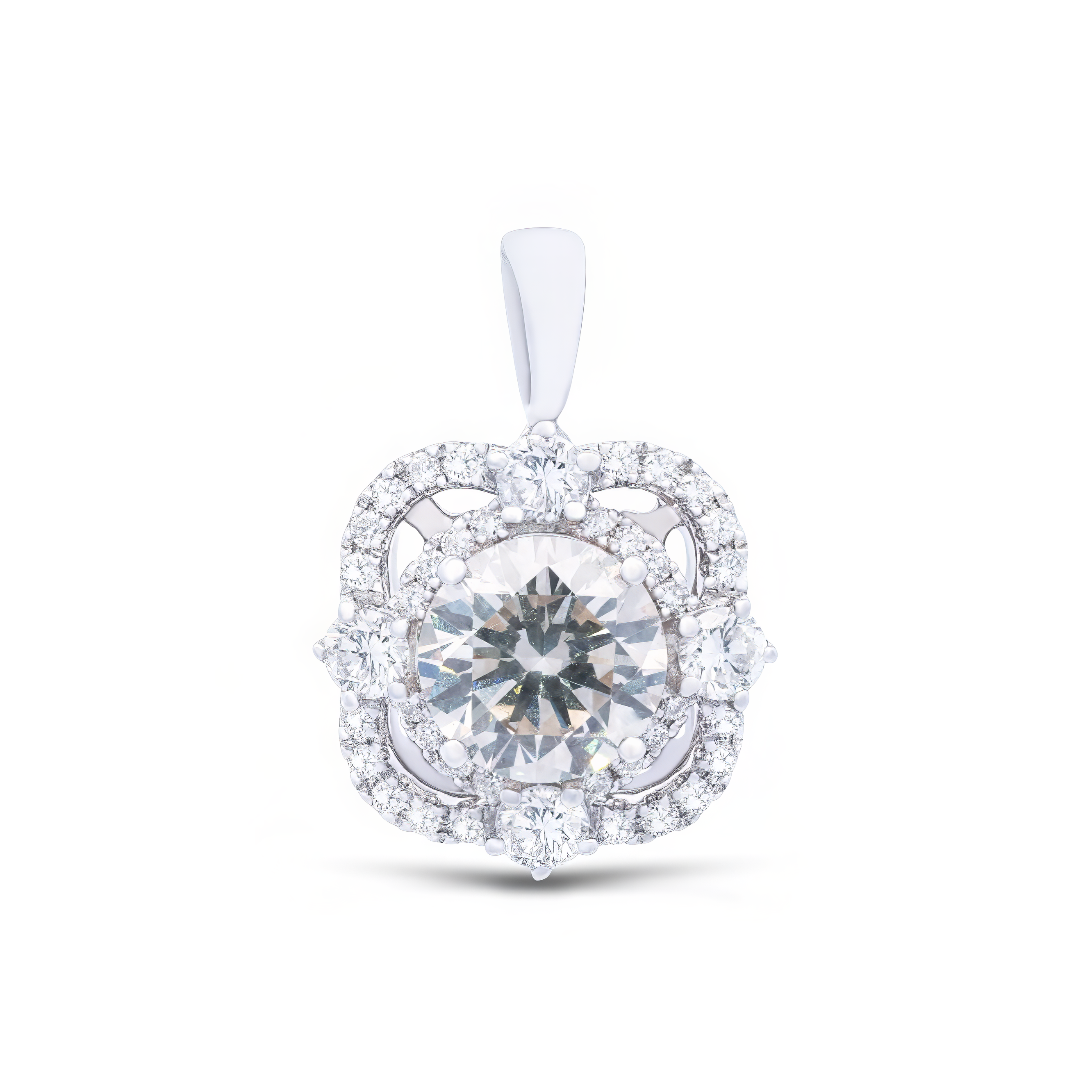 Halo Vintage Pendant - Palaces Jewellery