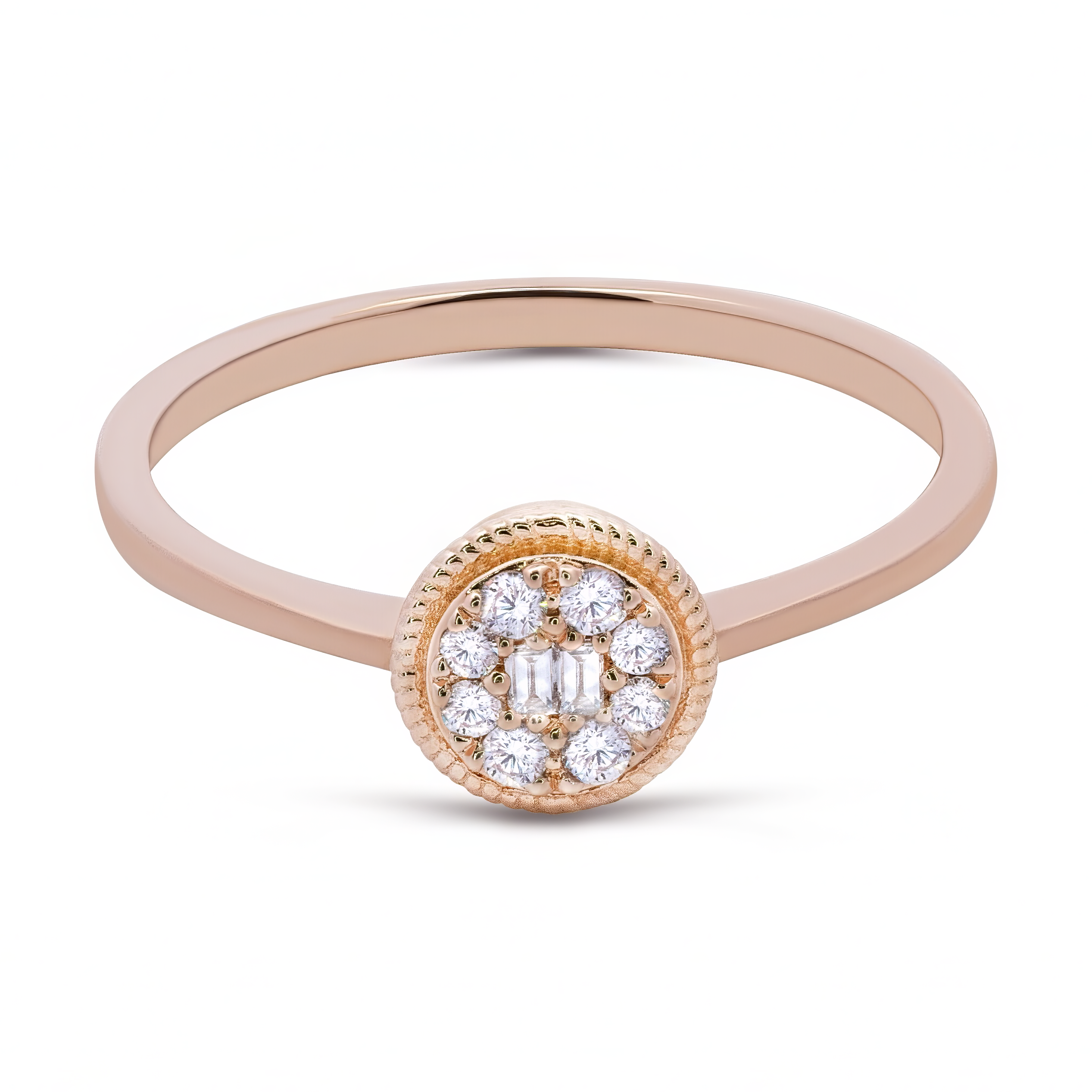 Rope Medallion Ring - Palaces Jewellery