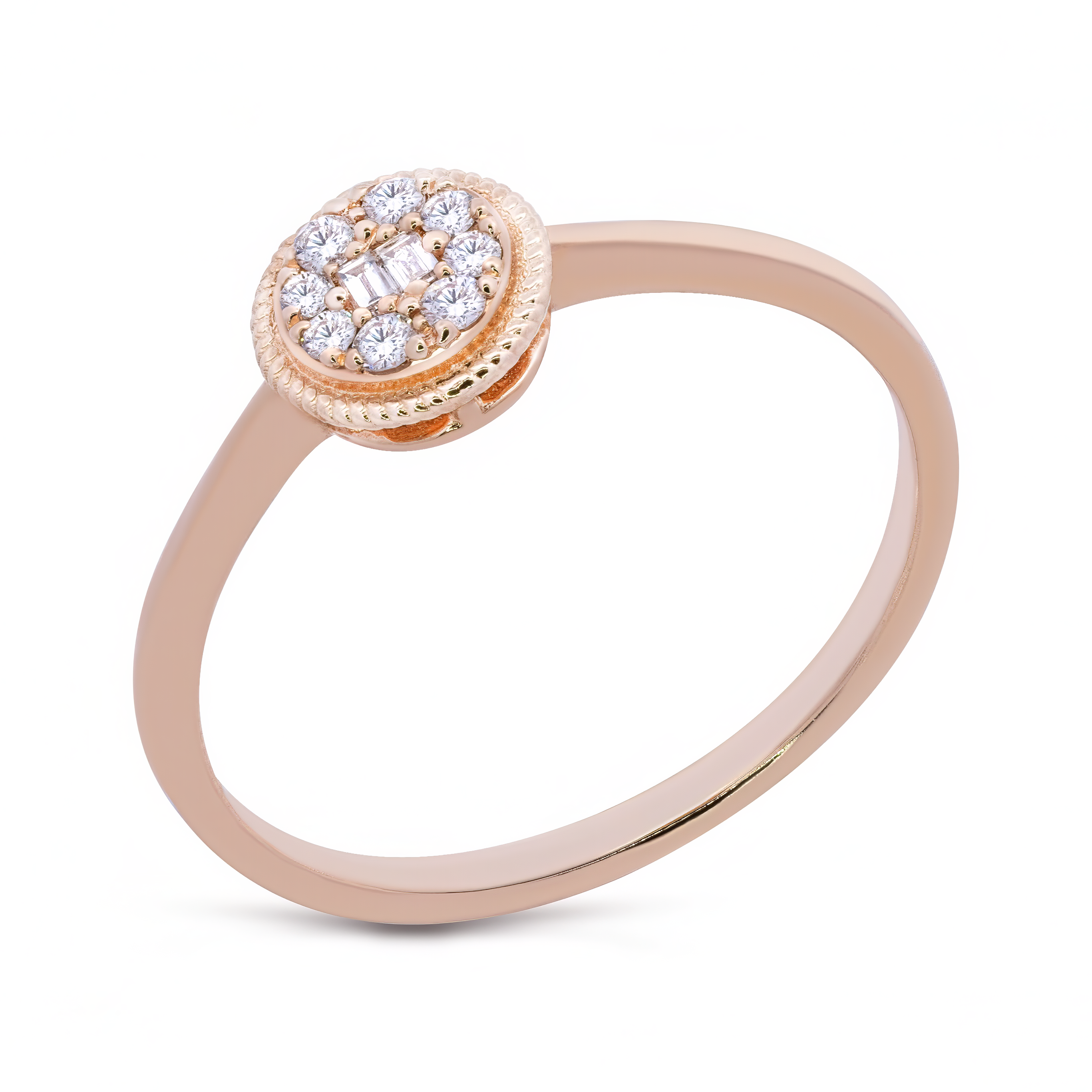 Rope Medallion Ring - Palaces Jewellery