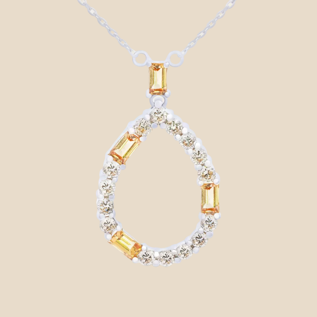 Solaris Teardrop Pendant - Palaces Jewellery