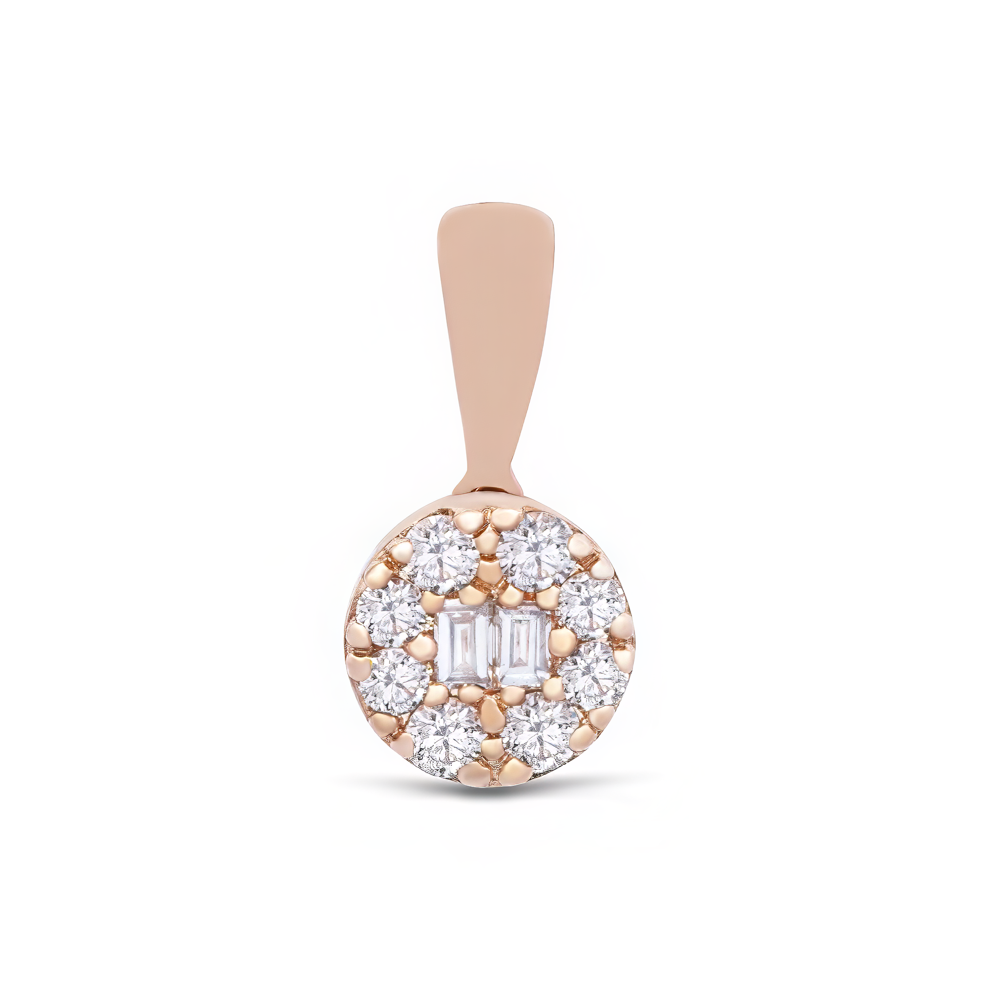 Baguette Cluster Pendant - Palaces Jewellery