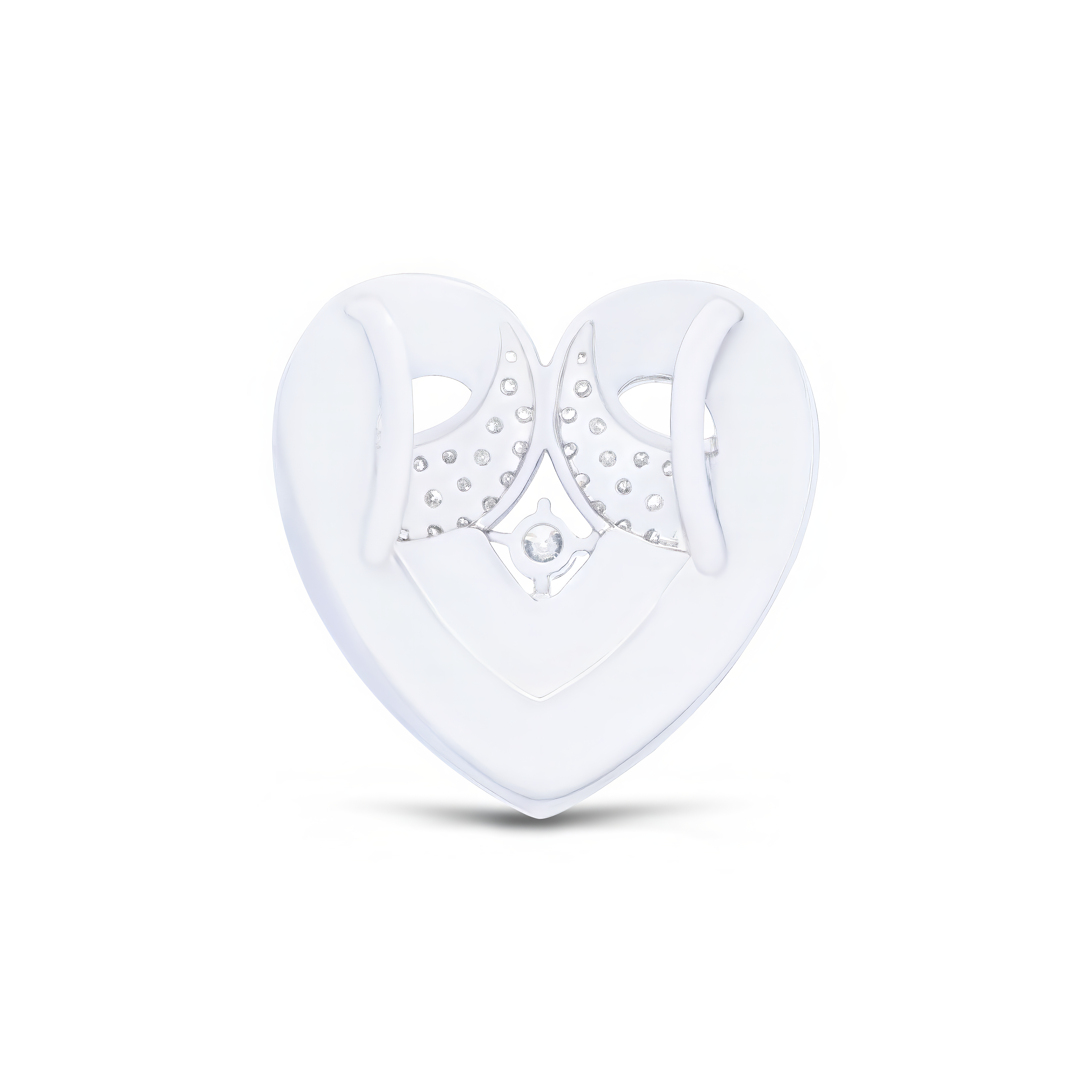 Enamel Heart Pendant - Palaces Jewellery