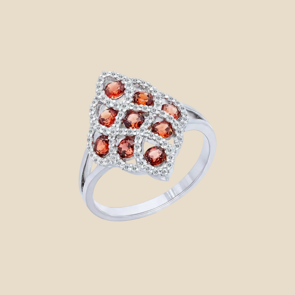 Fiery Diamond Ring