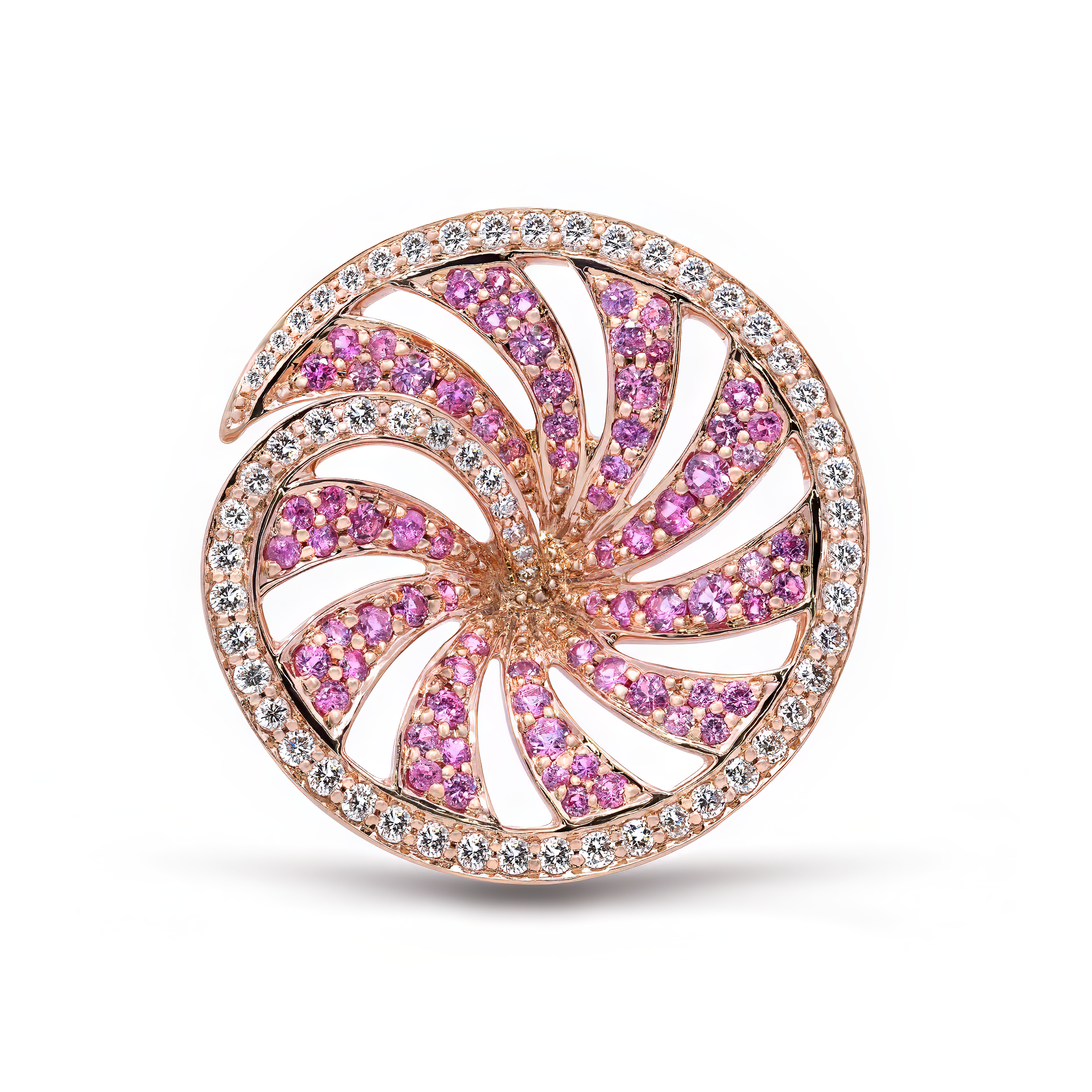 Rose Whirl Pendant - Palaces Jewellery