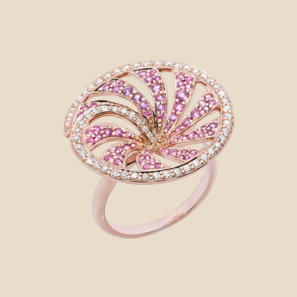 Rose Whirl Ring - Palaces Jewellery