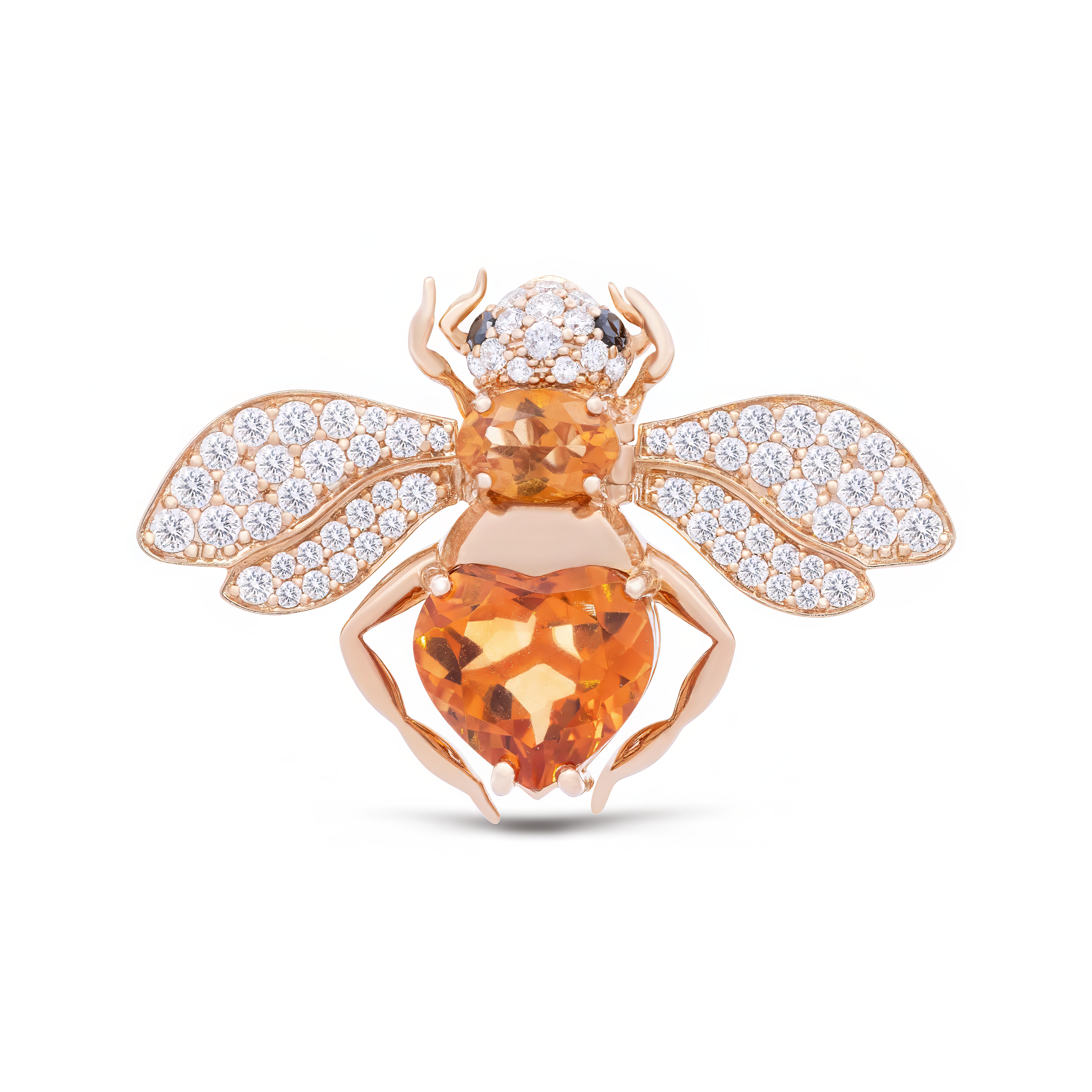 Diamond Bee Pendant - Palaces Jewellery