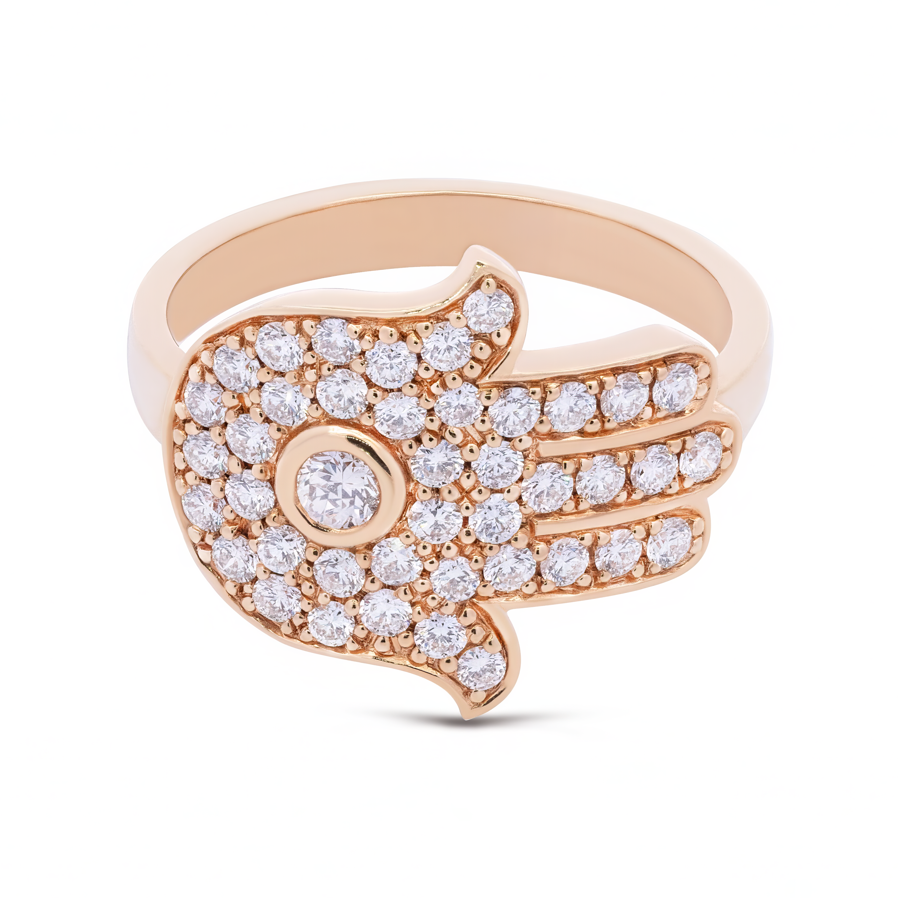 Hamsa Diamond Ring - Palaces Jewellery