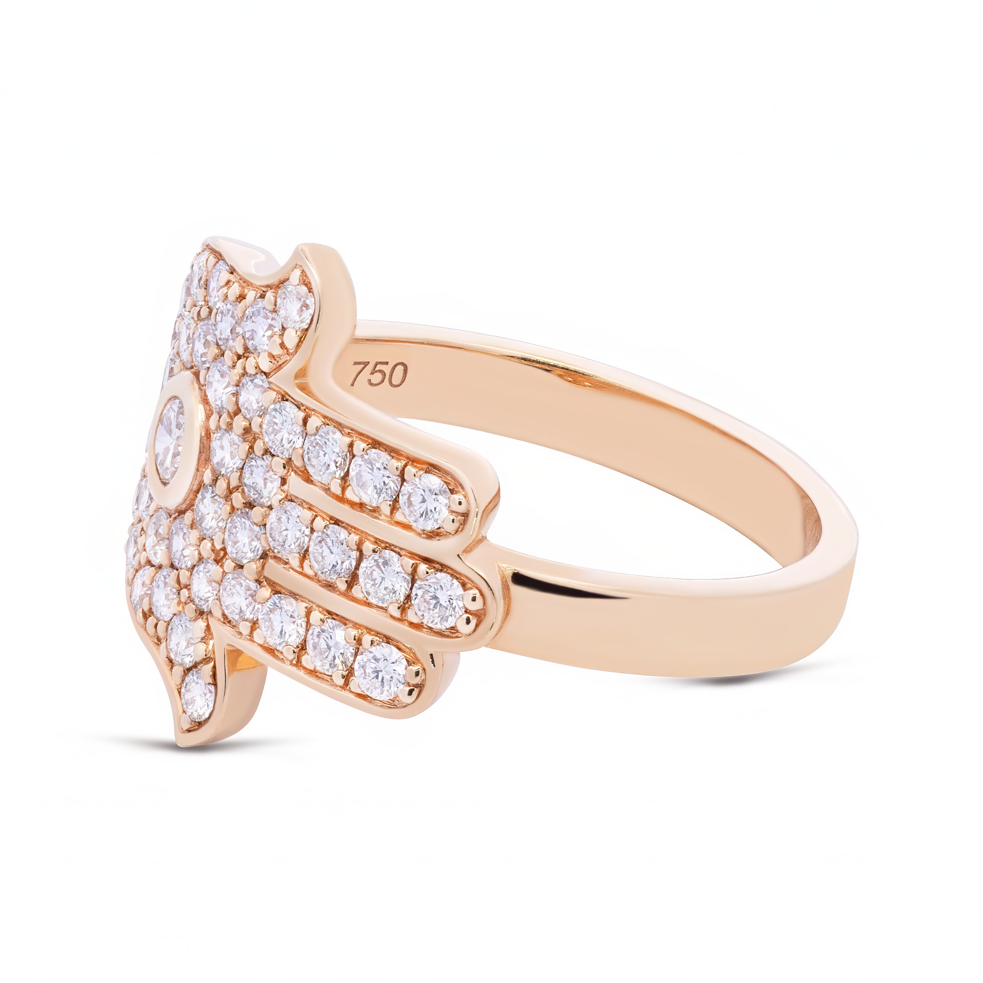 Hamsa Diamond Ring - Palaces Jewellery
