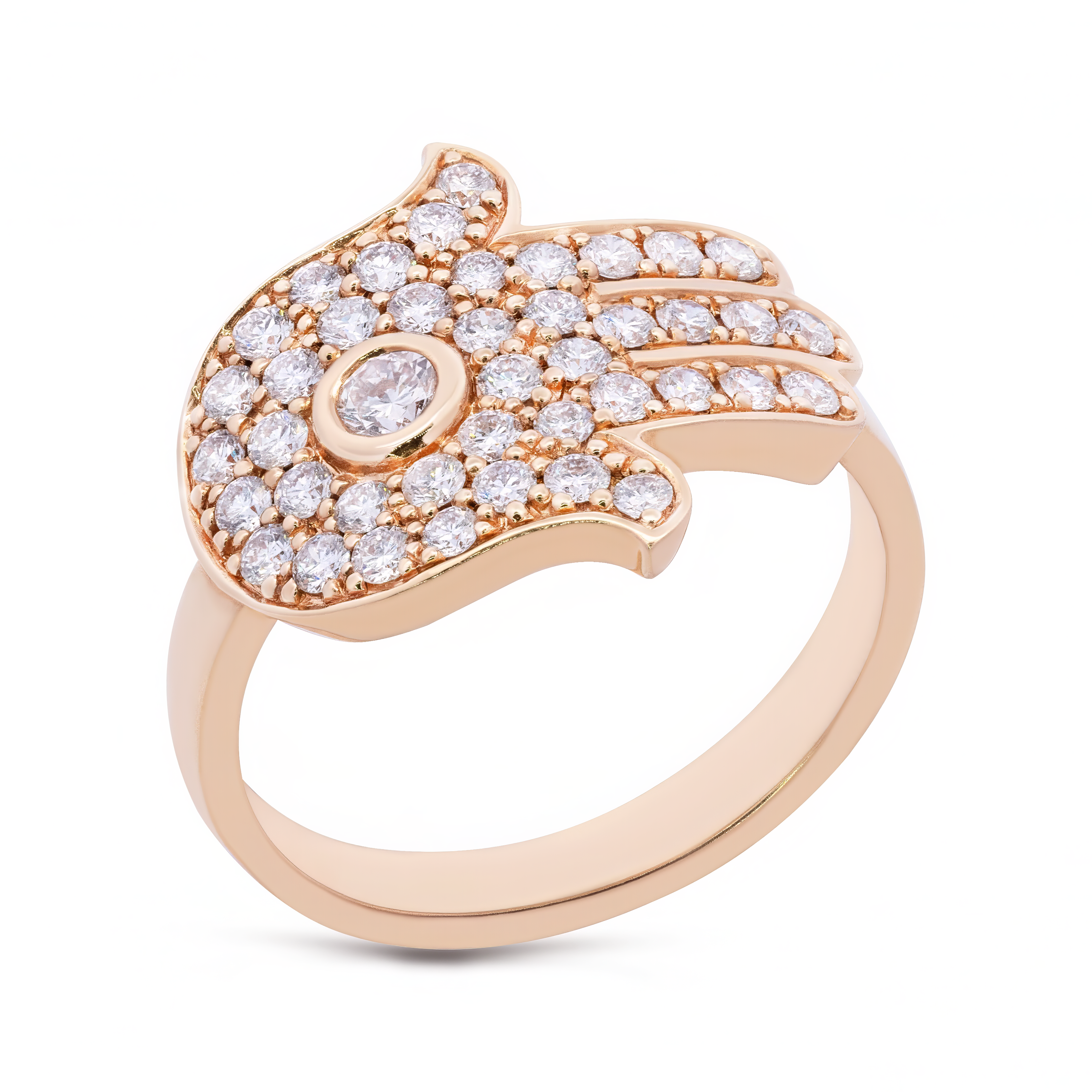 Hamsa Diamond Ring - Palaces Jewellery