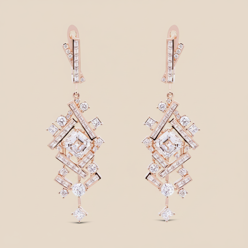 Art Deco Earring - Palaces Jewellery