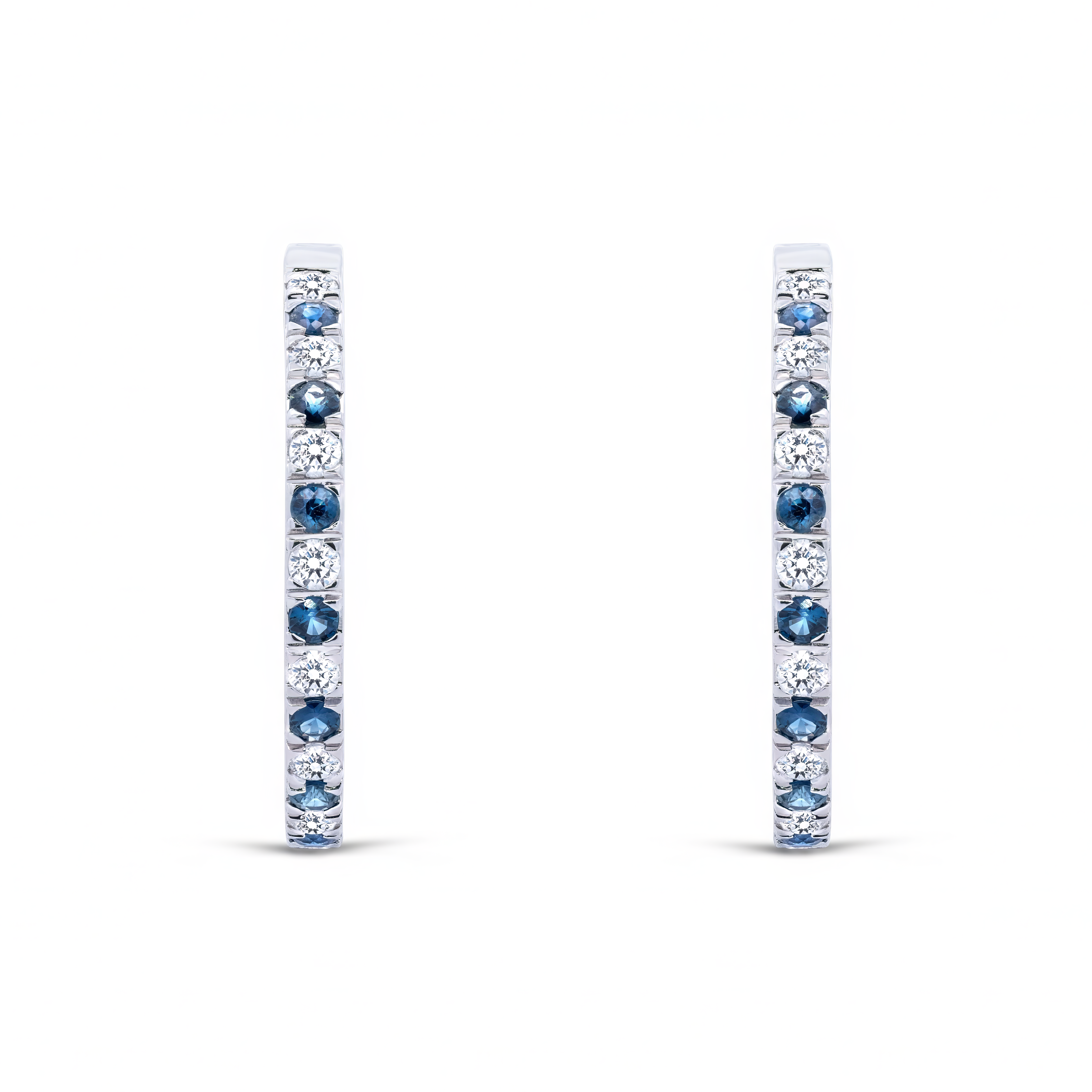 Azure Radiance Hoops - Palaces Jewellery