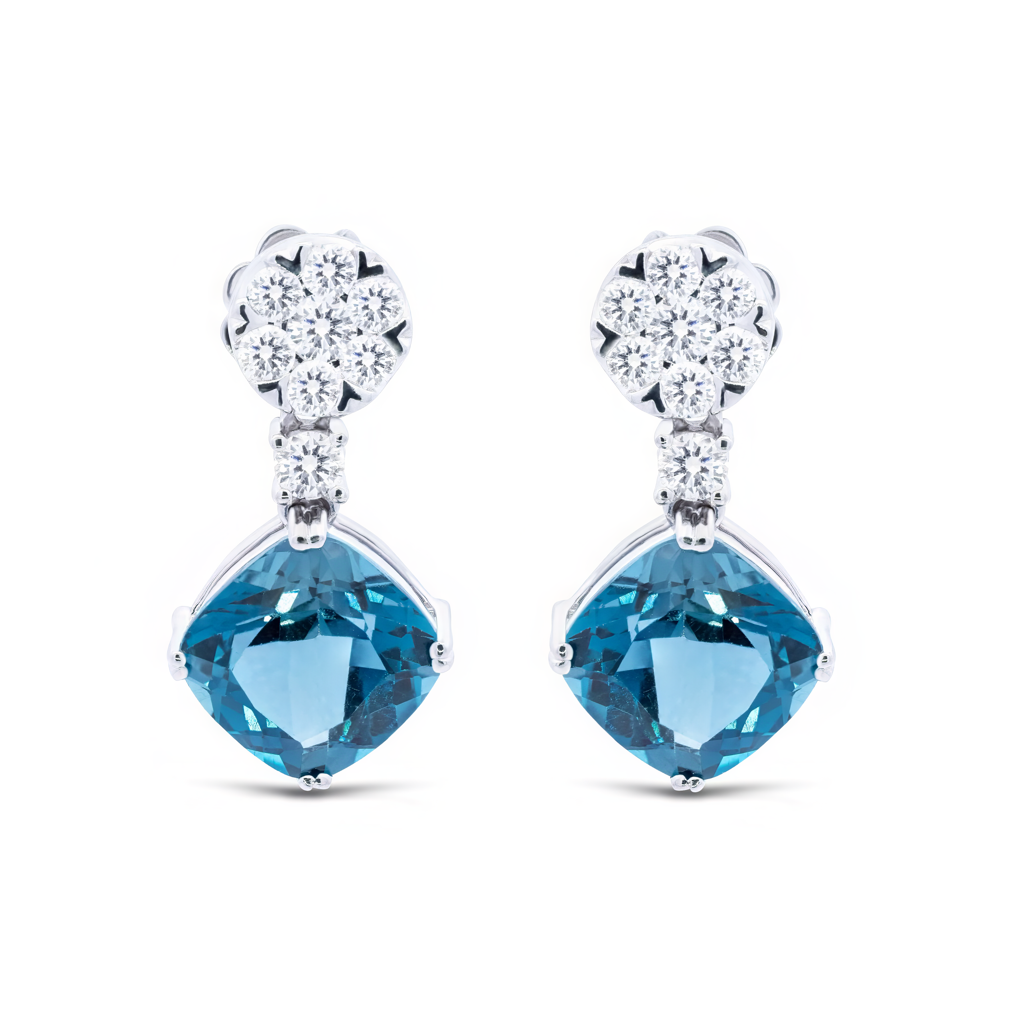 Azure Blossom Earring - Palaces Jewellery