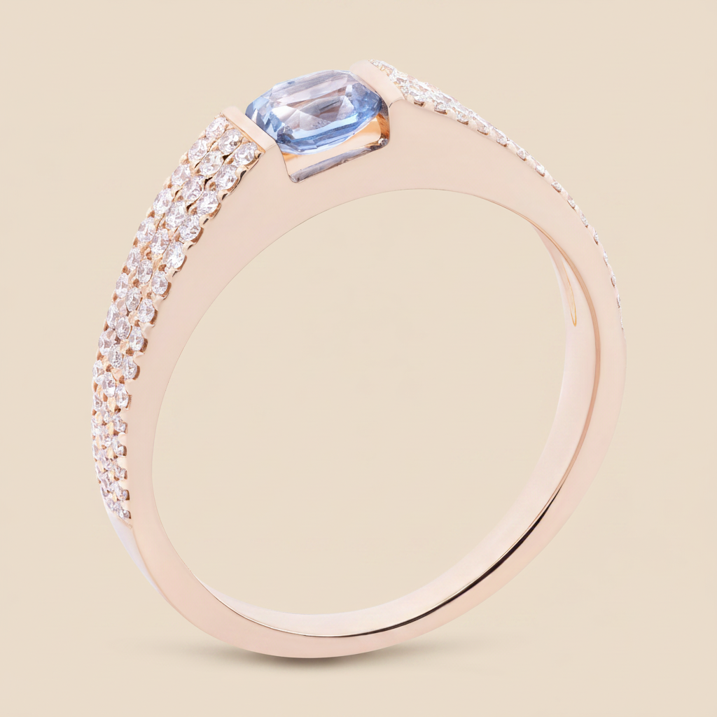 Sapphire Radiance Ring - Palaces Jewellery