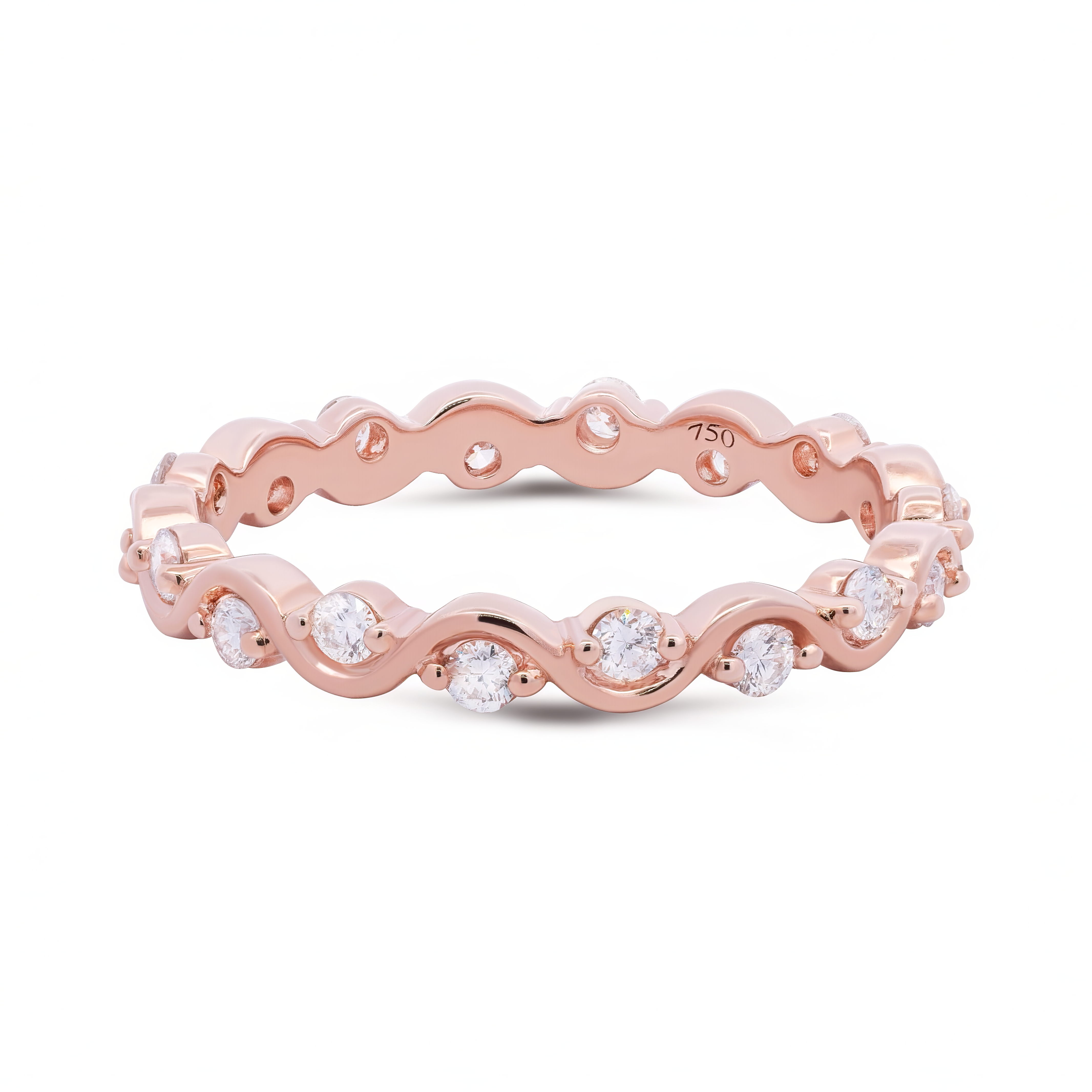 Rose Wave Eternity - Palaces Jewellery