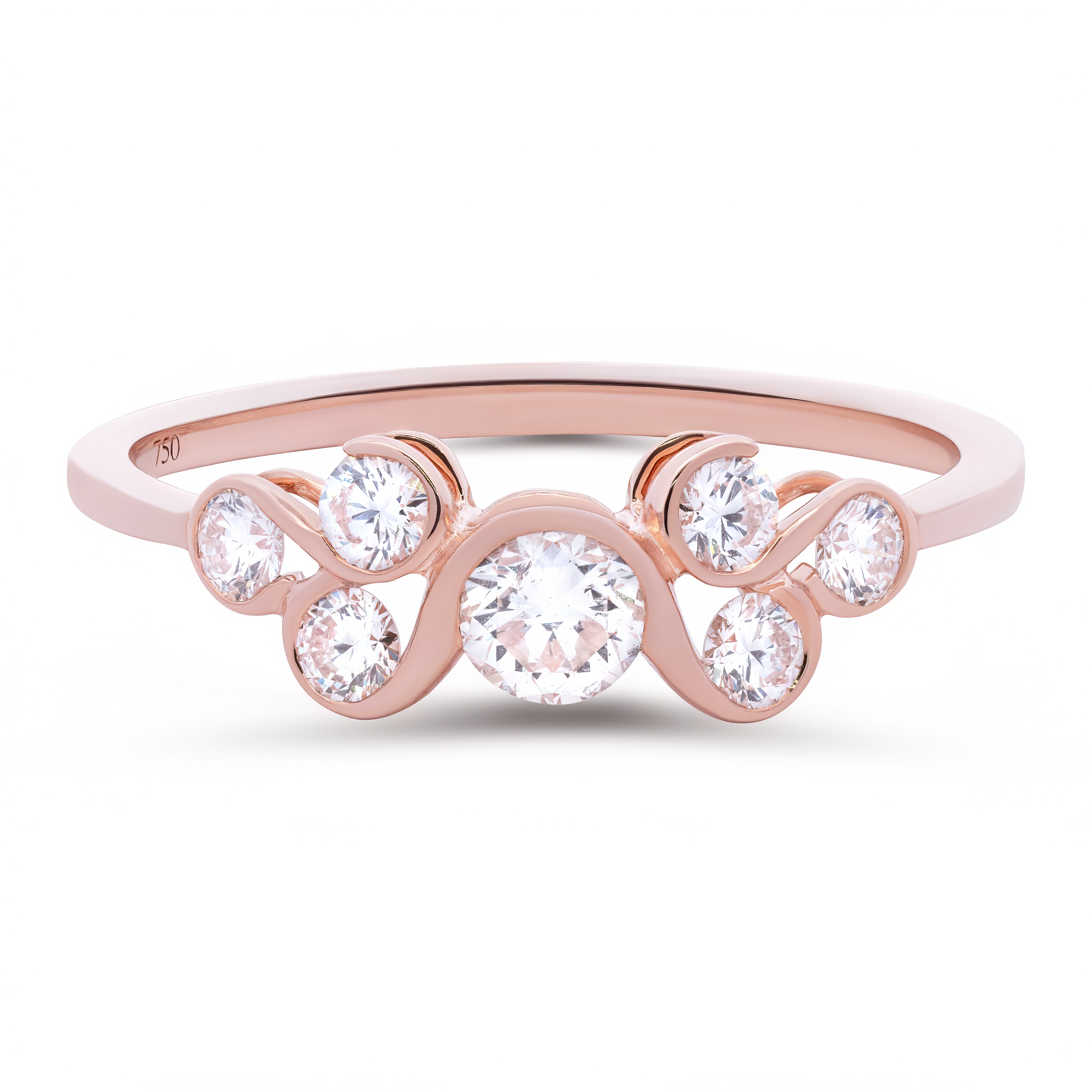 Celeste Wave Ring - Palaces Jewellery