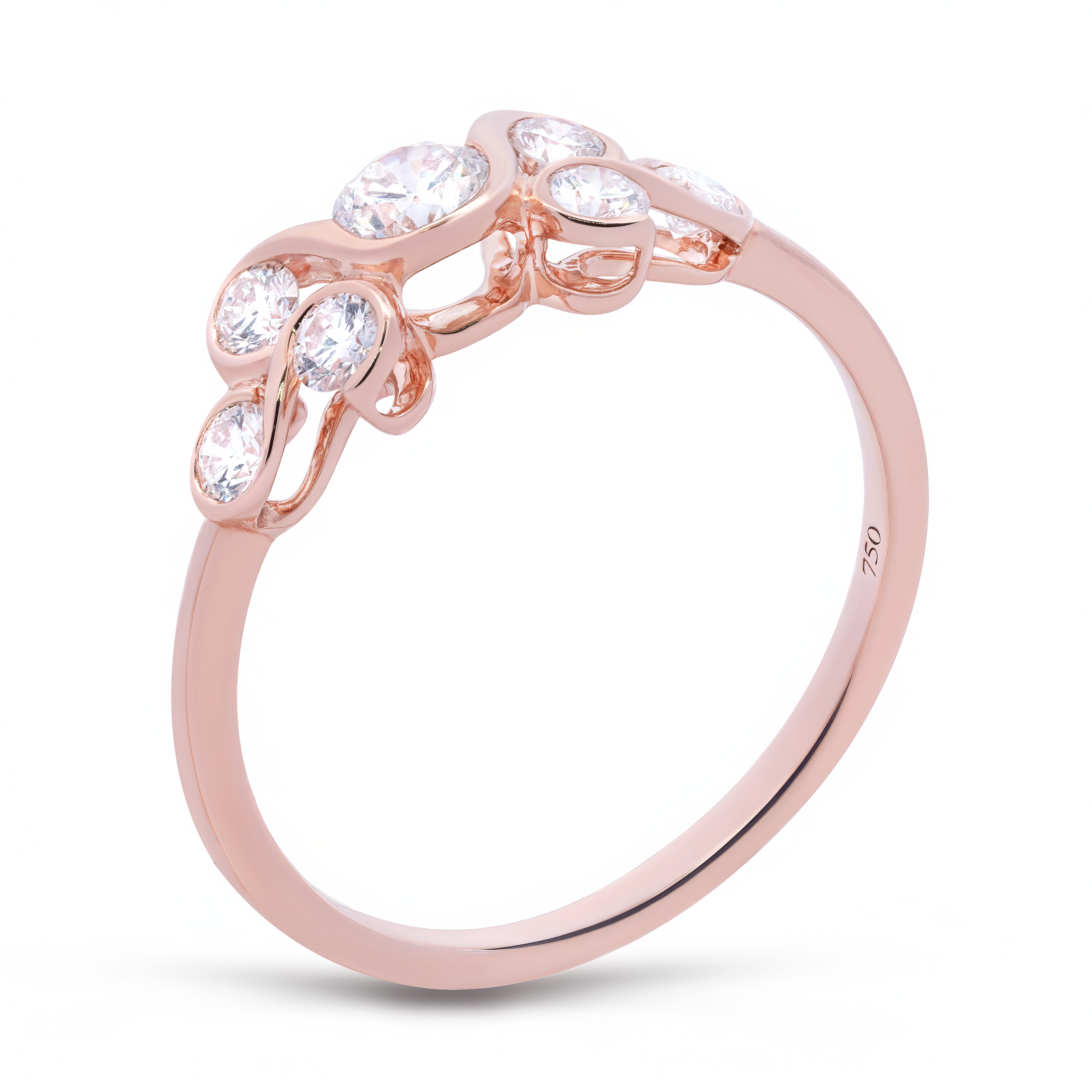 Celeste Wave Ring - Palaces Jewellery