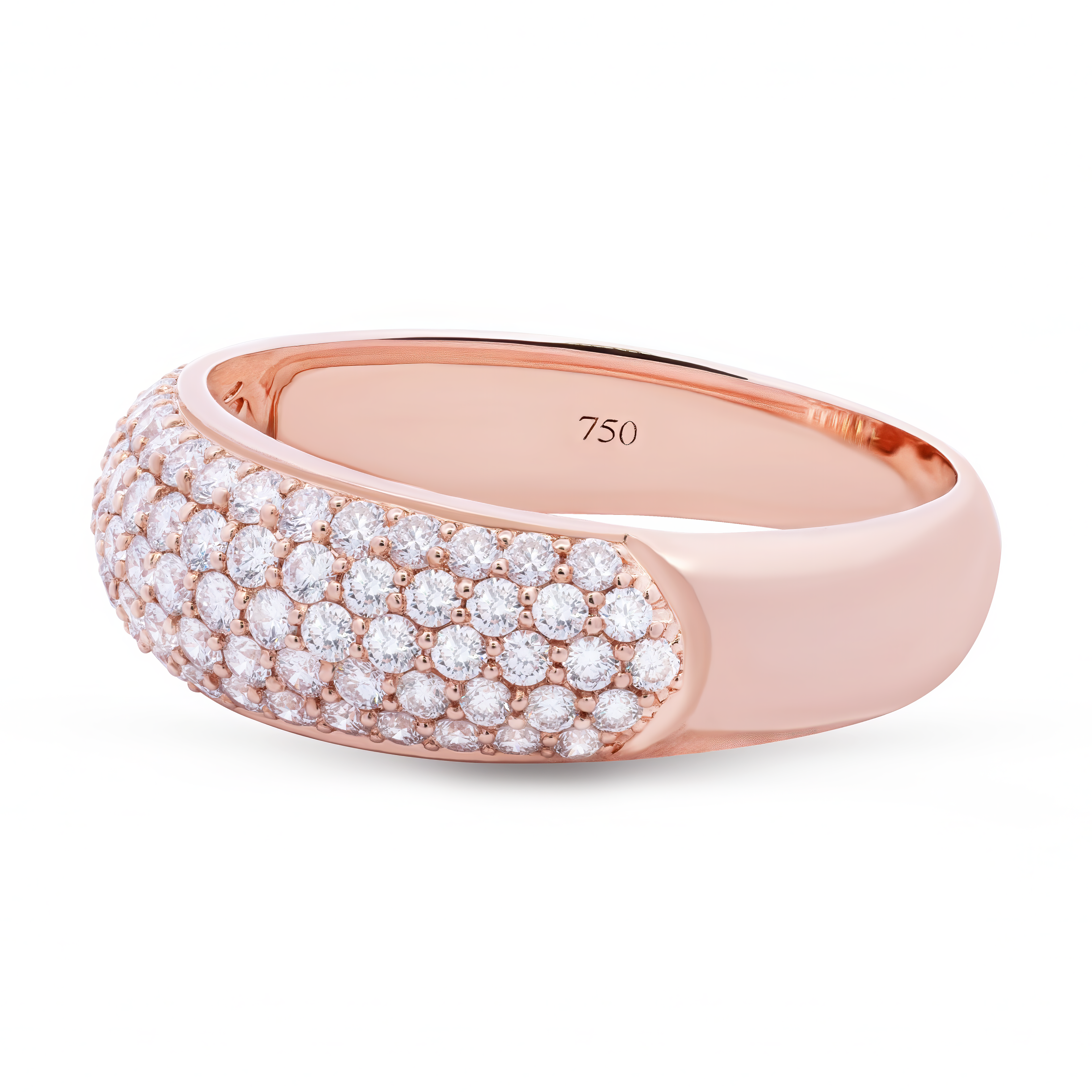 Pave Diamond Band - Palaces Jewellery