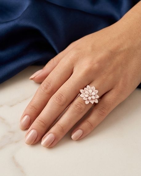 Magnolien-Diamantring (Magnolia Diamond Ring)