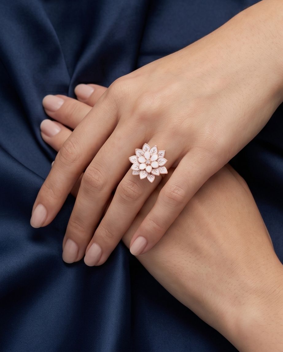 Magnolien-Diamantring (Magnolia Diamond Ring)