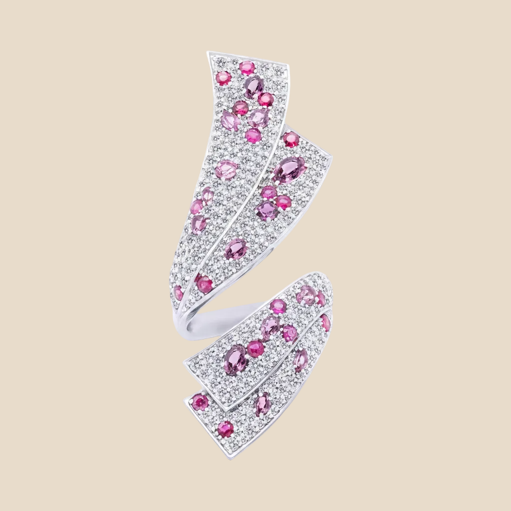 Cascade Diamond Ring - Palaces Jewellery