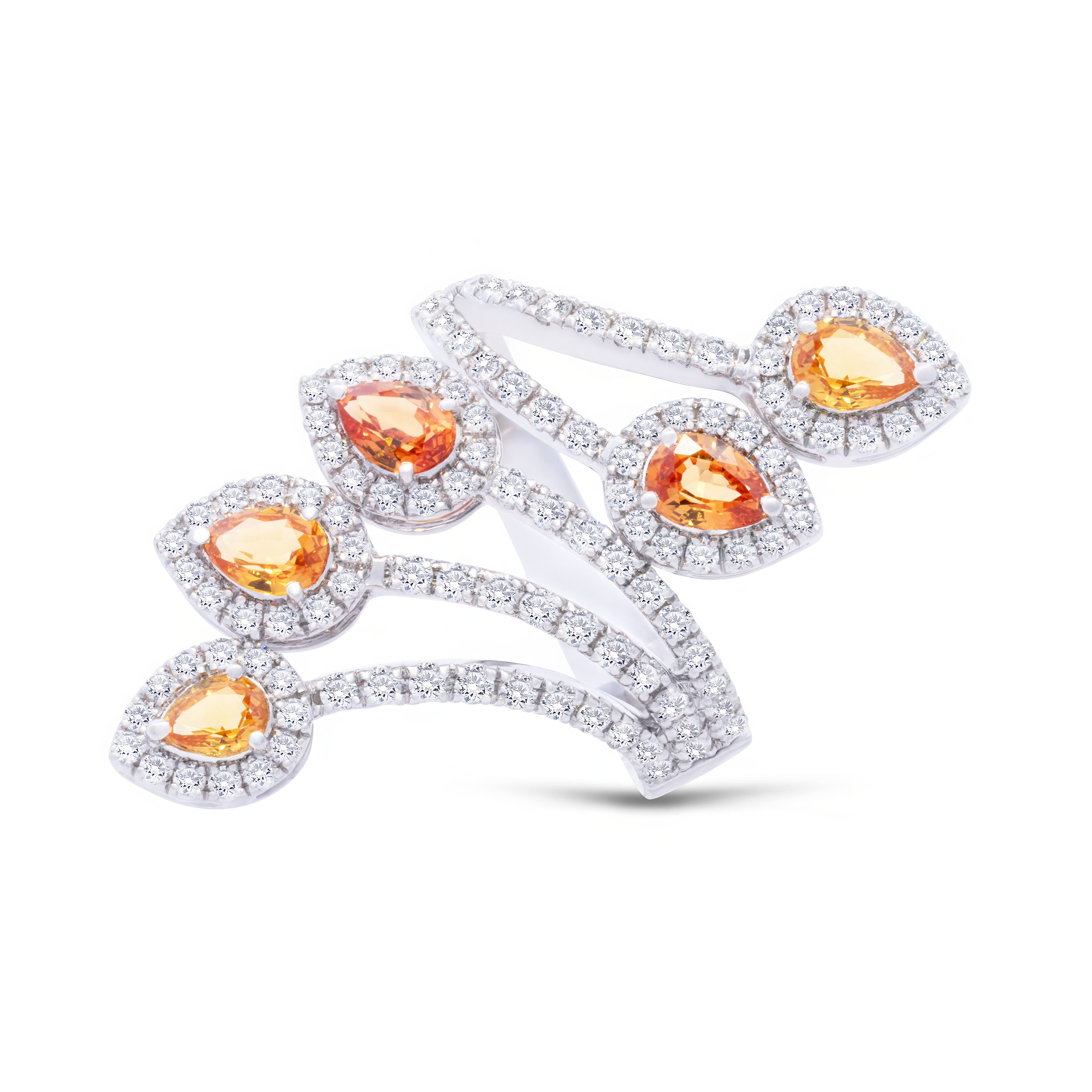 Sunfire Cascade Ring - Palaces Jewellery