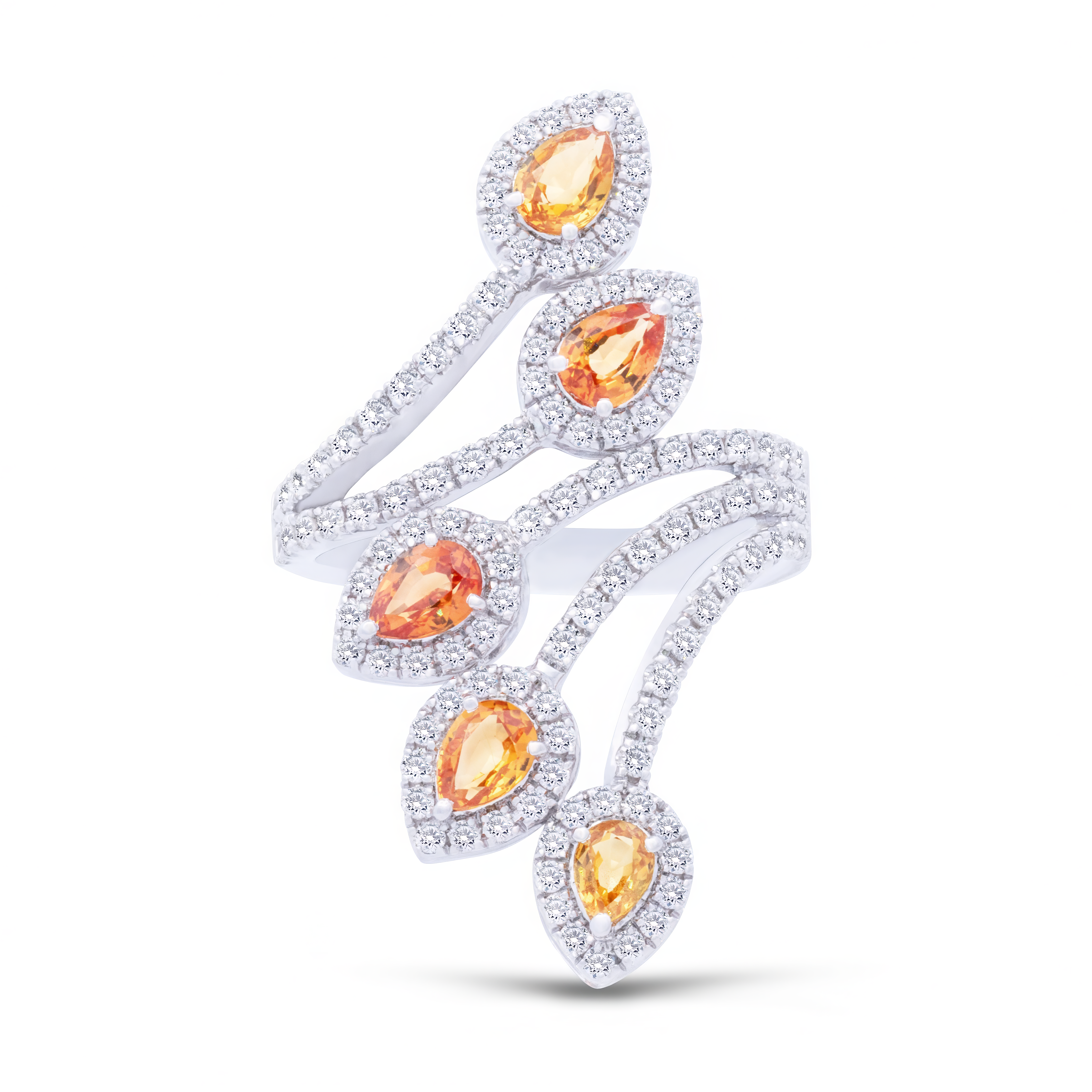 Sunfire Cascade Ring - Palaces Jewellery