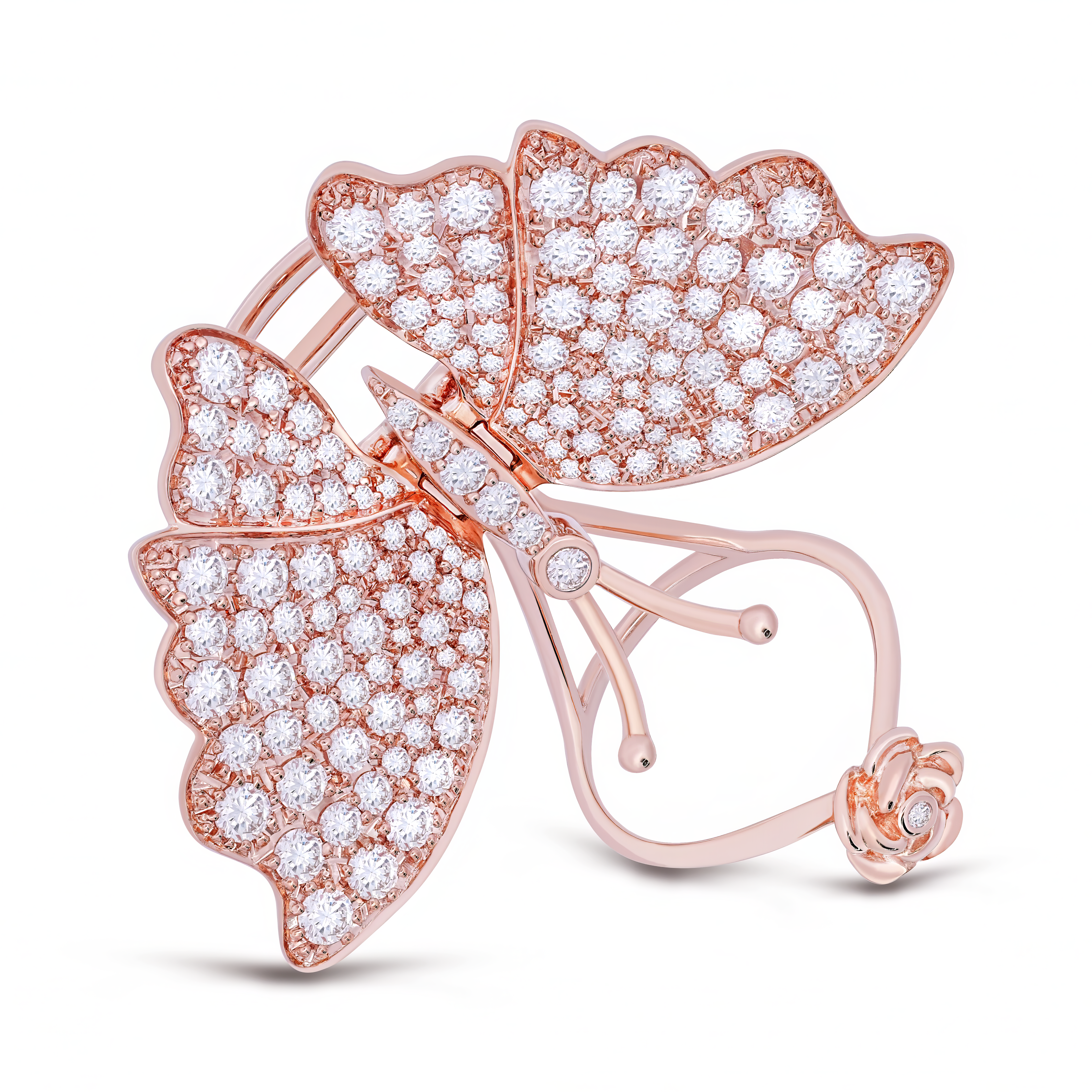 Кольцо «Плавающая бабочка» (Flutter Butterfly Ring)