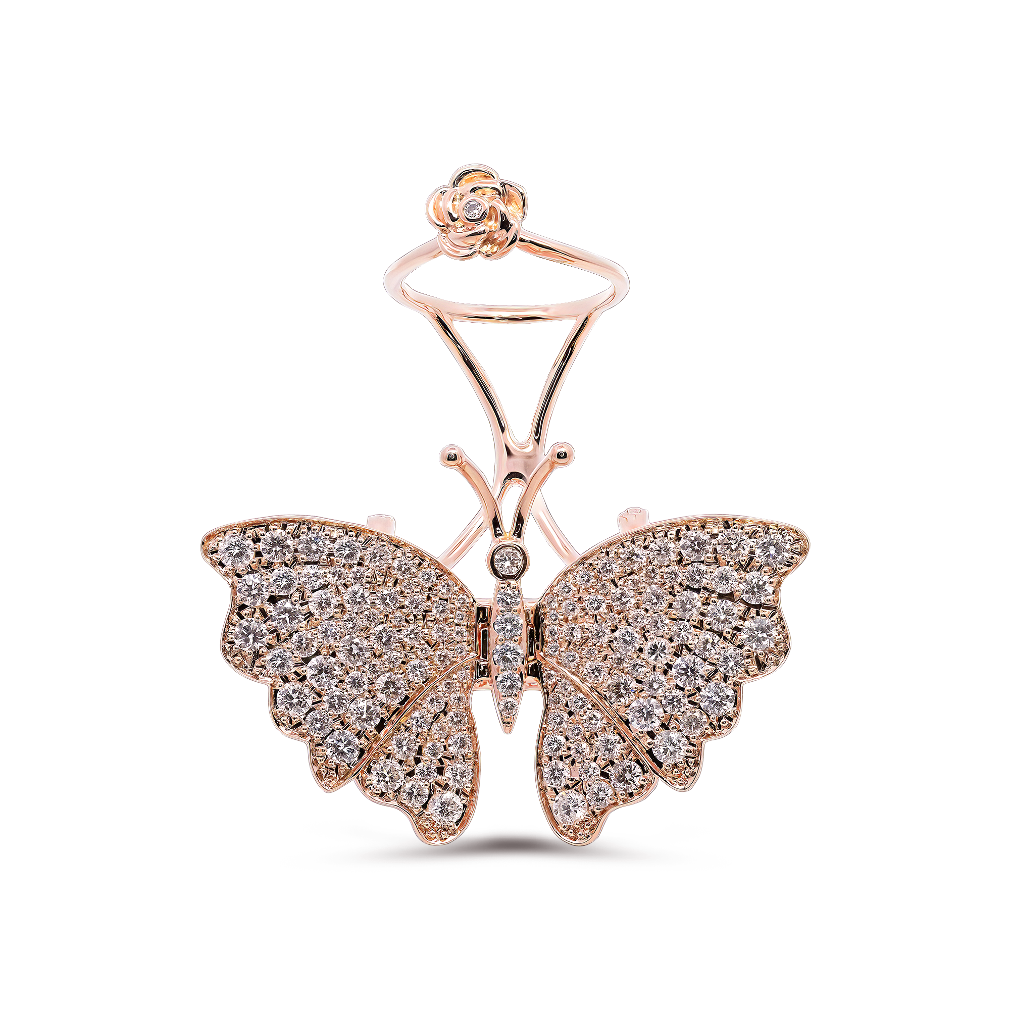 Flutter Butterfly Ring - Palaces Jewellery