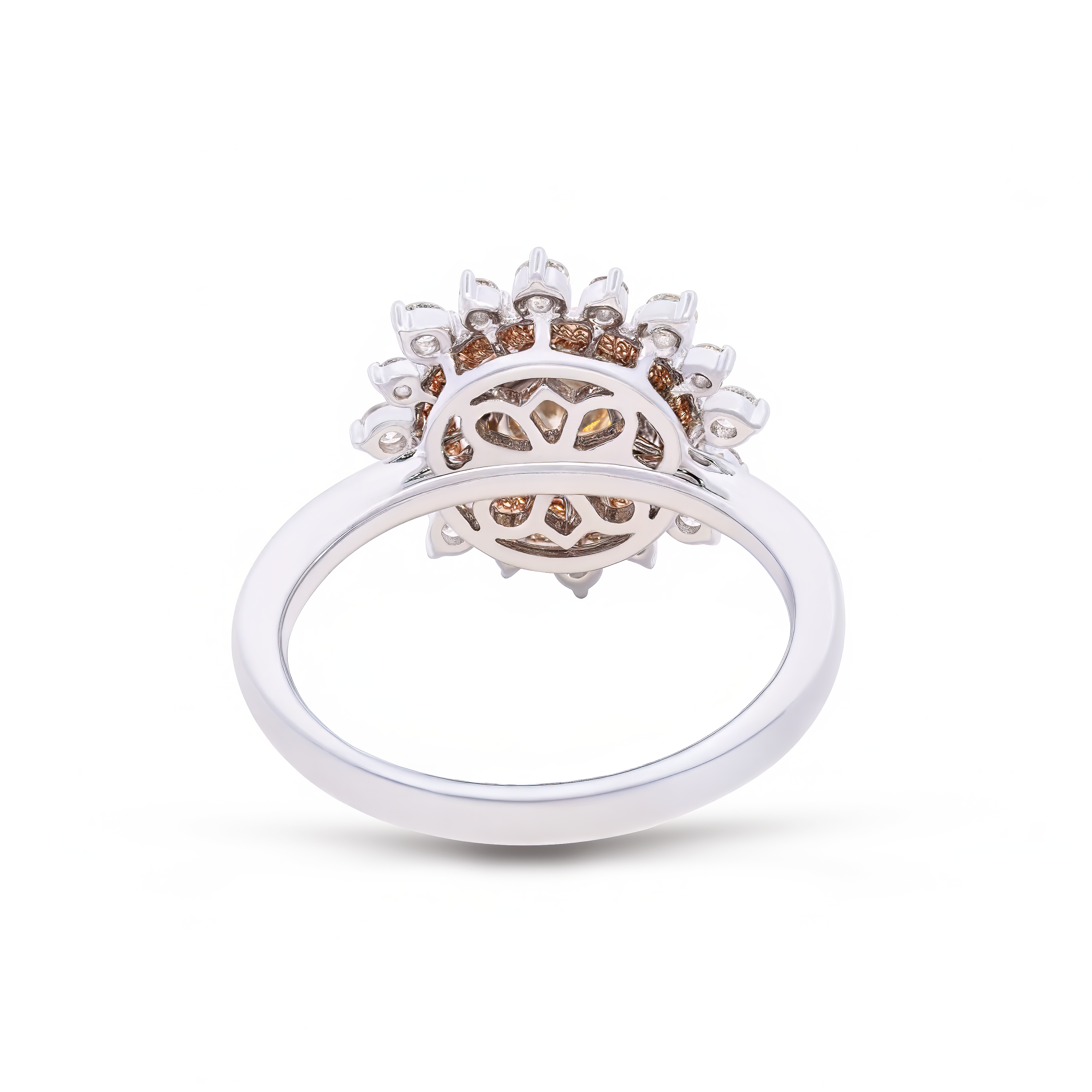 Sunburst Champagne Ring
