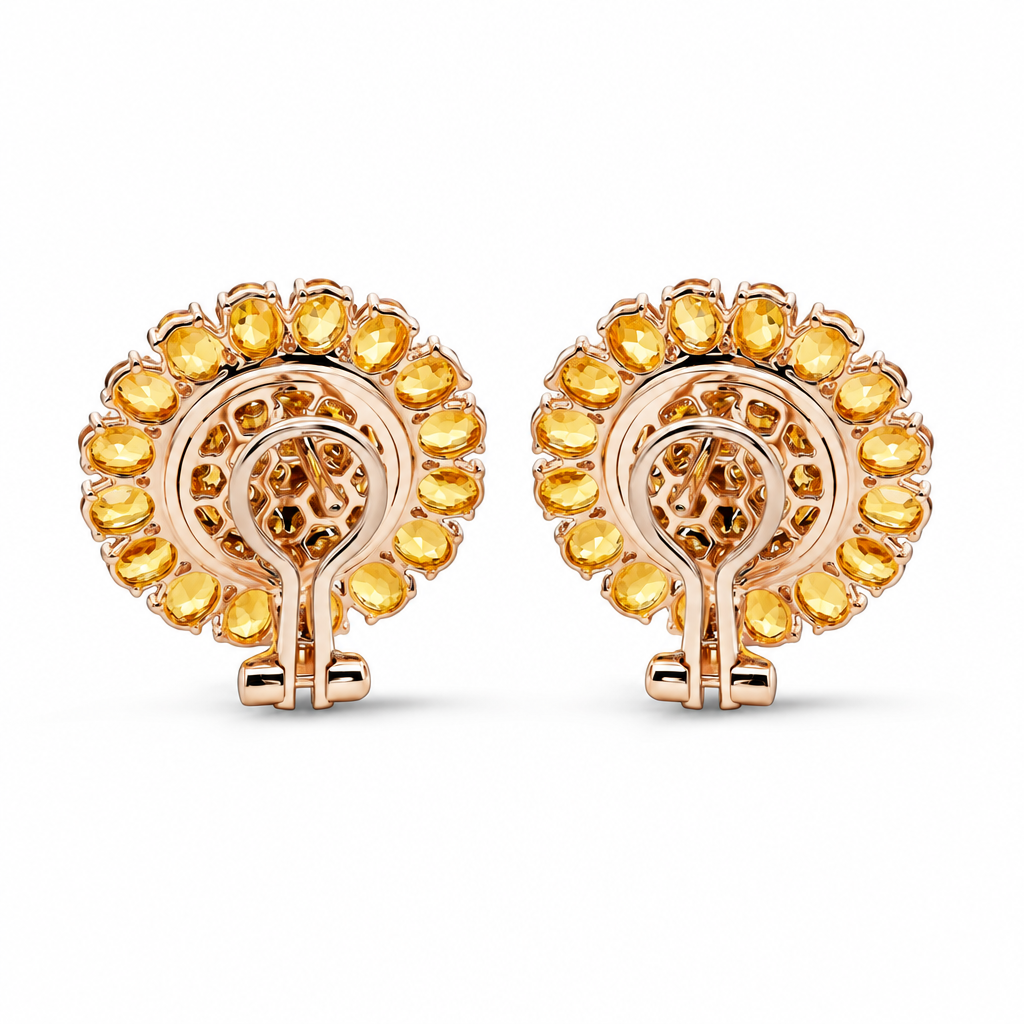 Pendiente de flor de girasol (Sunflower Bloom Earring)