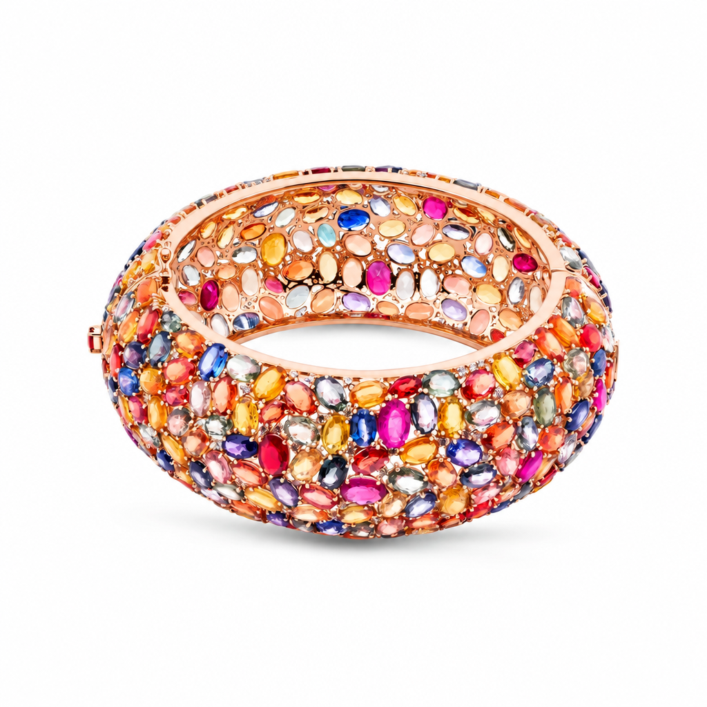 Bangle ng Rainbow Mosaic