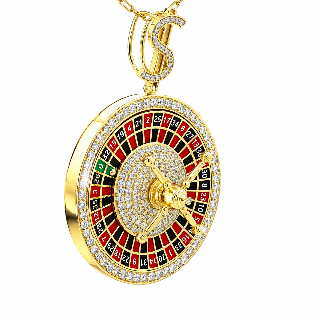 قلادة روليت الماسية (Roulette Diamond Pendant)