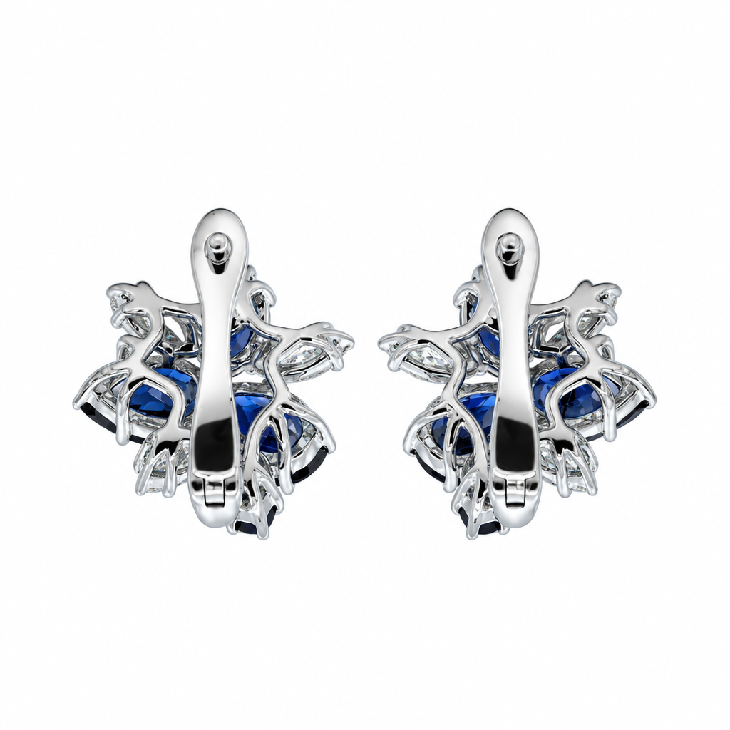 قرط ألماس إنجليزي بقفل (Diamond English Lock Earring)