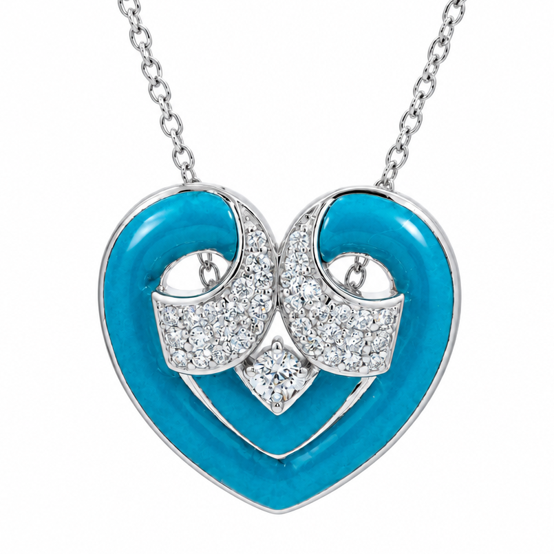 จี้เพชรรูปรูเล็ต (Roulette Diamond Pendant)