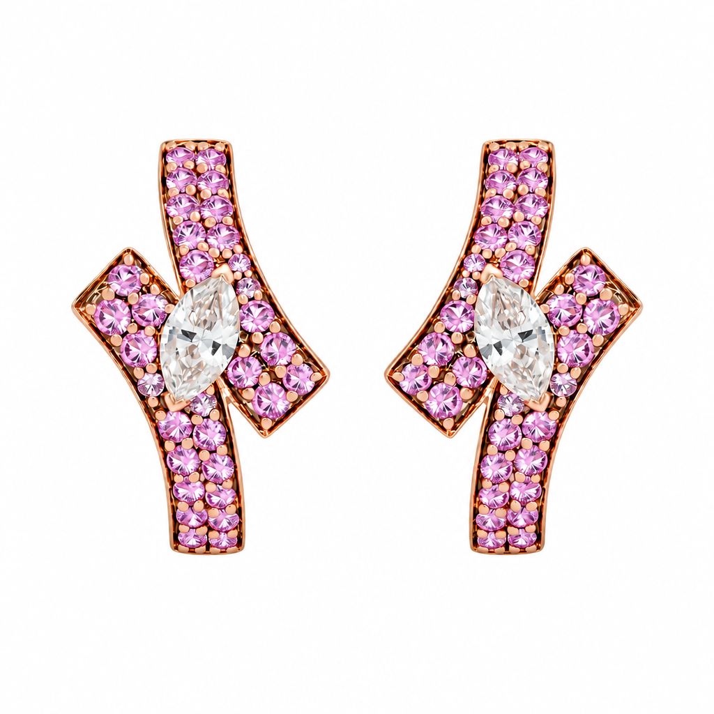 Orecchino Crimson Elegance (Crimson Elegance Earring)