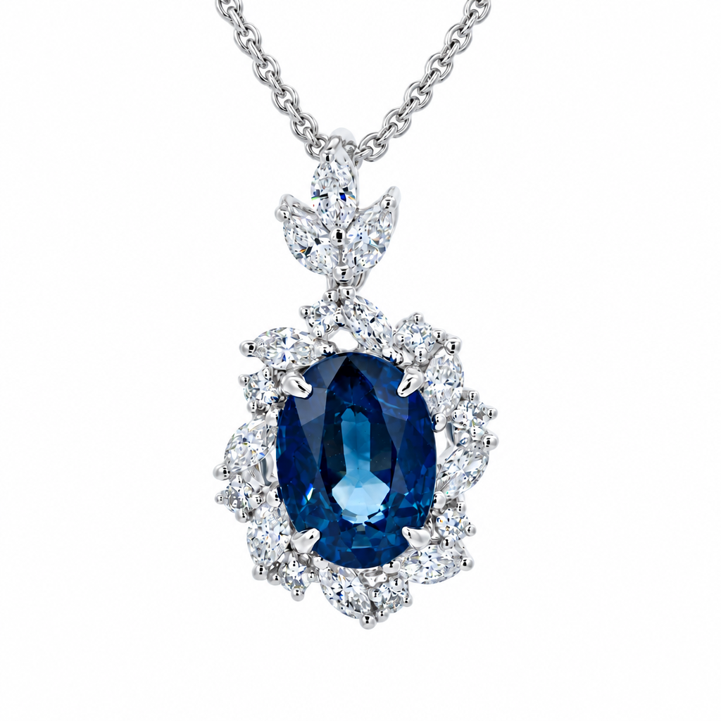จี้เพชรรูปรูเล็ต (Roulette Diamond Pendant)