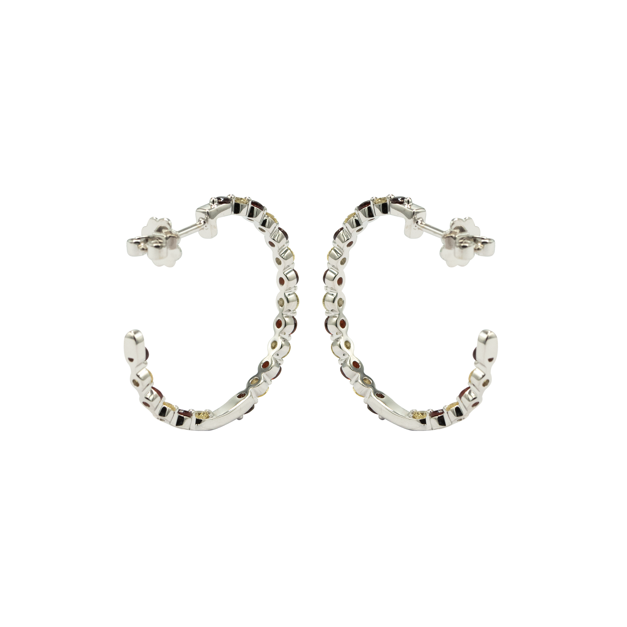Half Hoop Stud - Palaces Jewellery