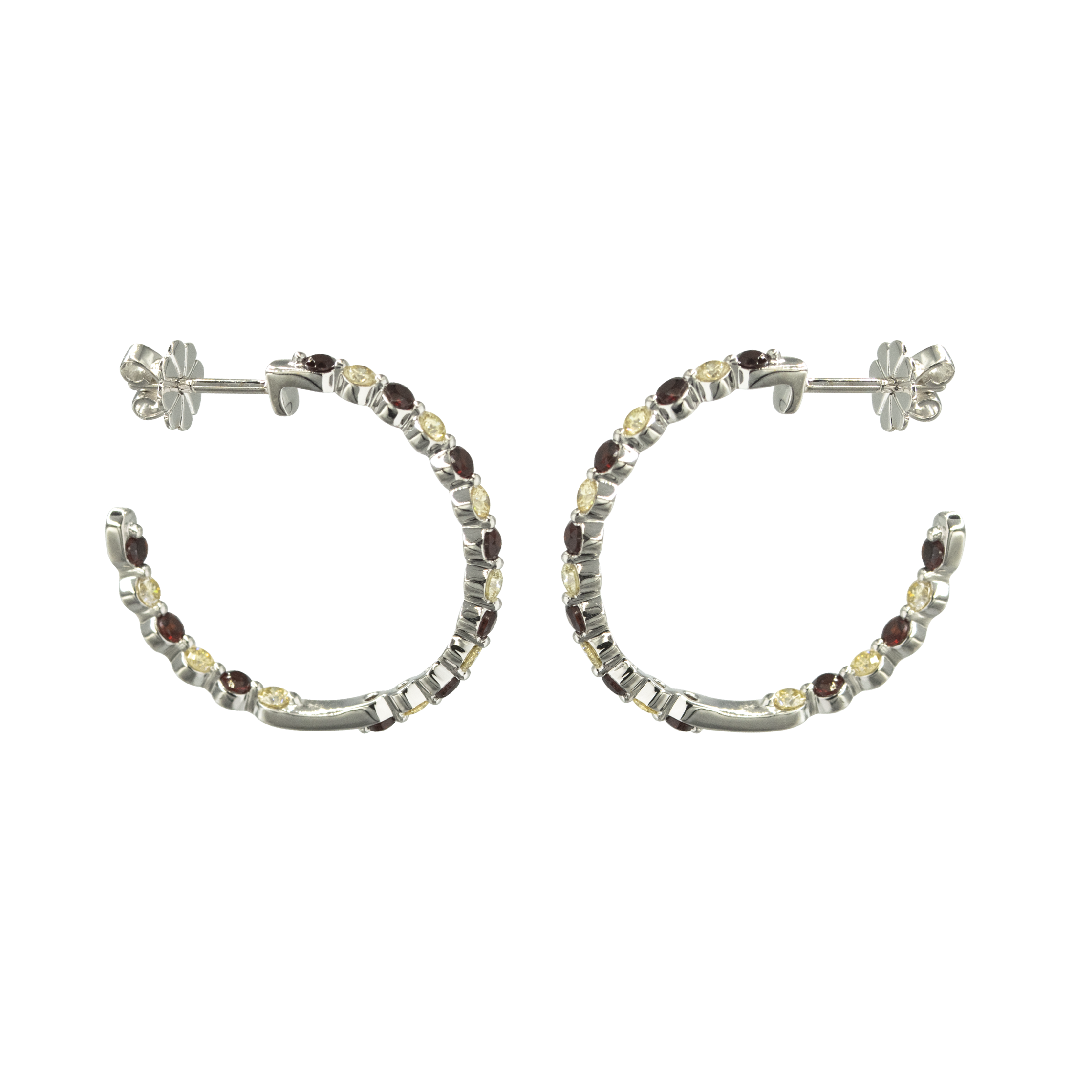 Half Hoop Stud - Palaces Jewellery