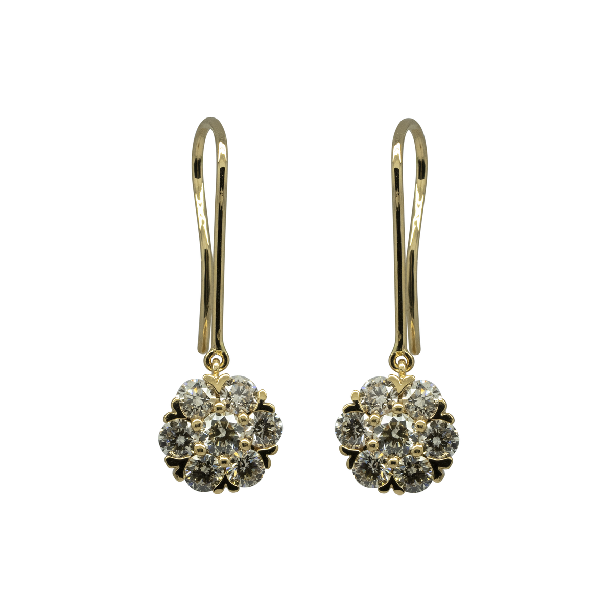 CHANGE PHOTO Dangling Diamond Earring - Palaces Jewellery