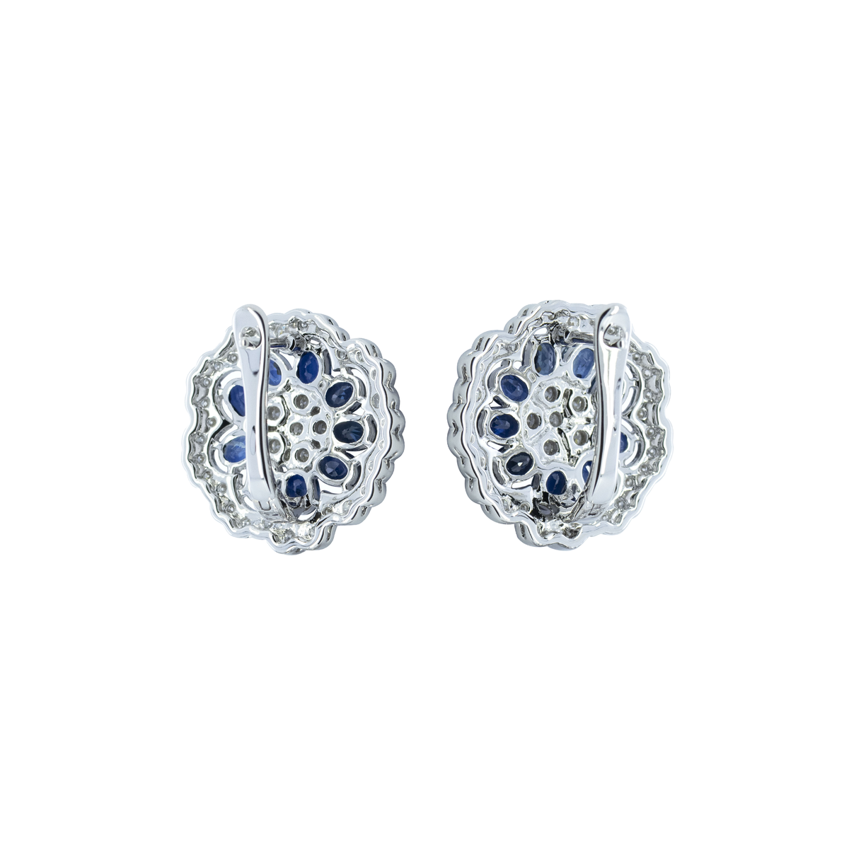 Diamond English Lock Earring - Palaces Jewellery