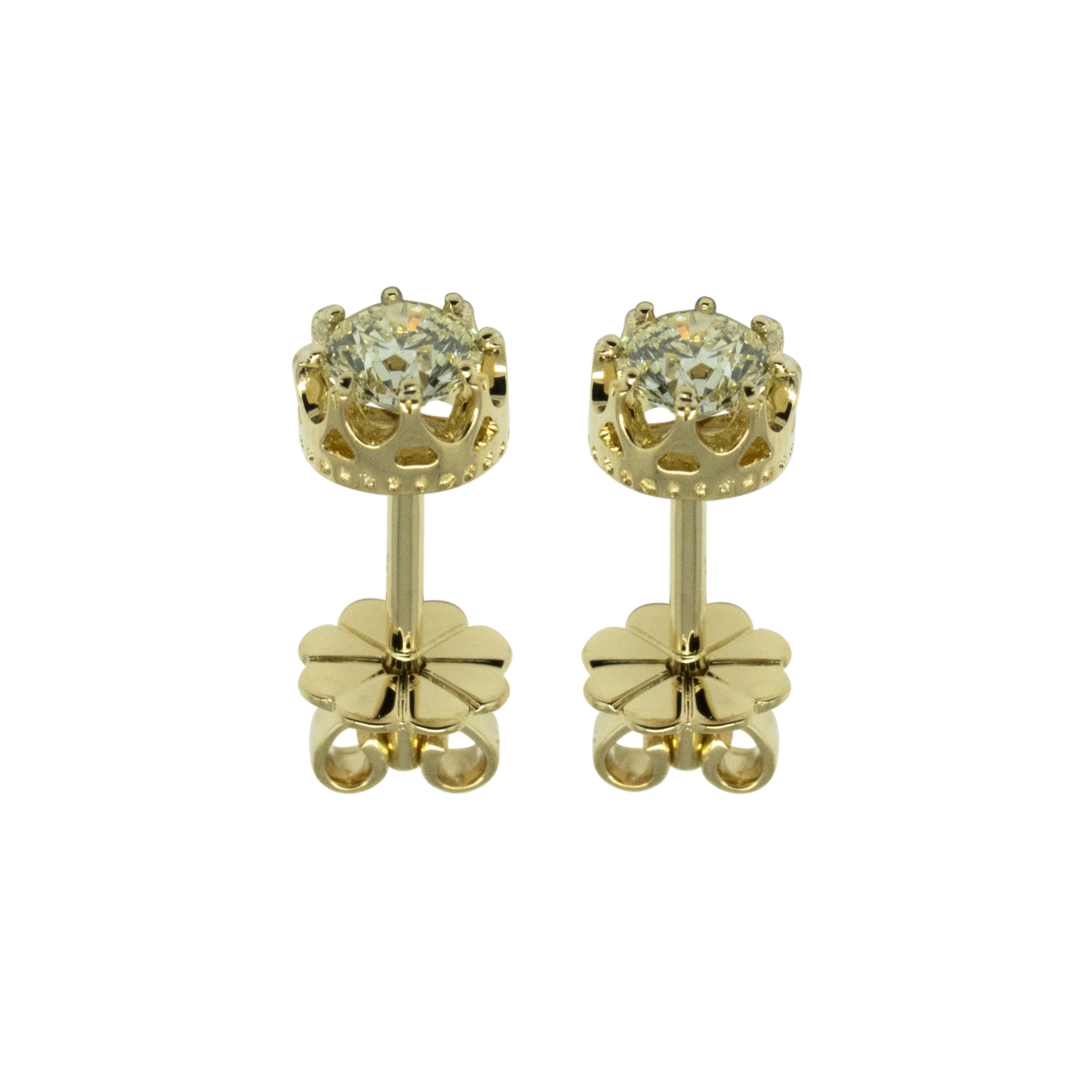 Crown Stud Earrings - Palaces Jewellery