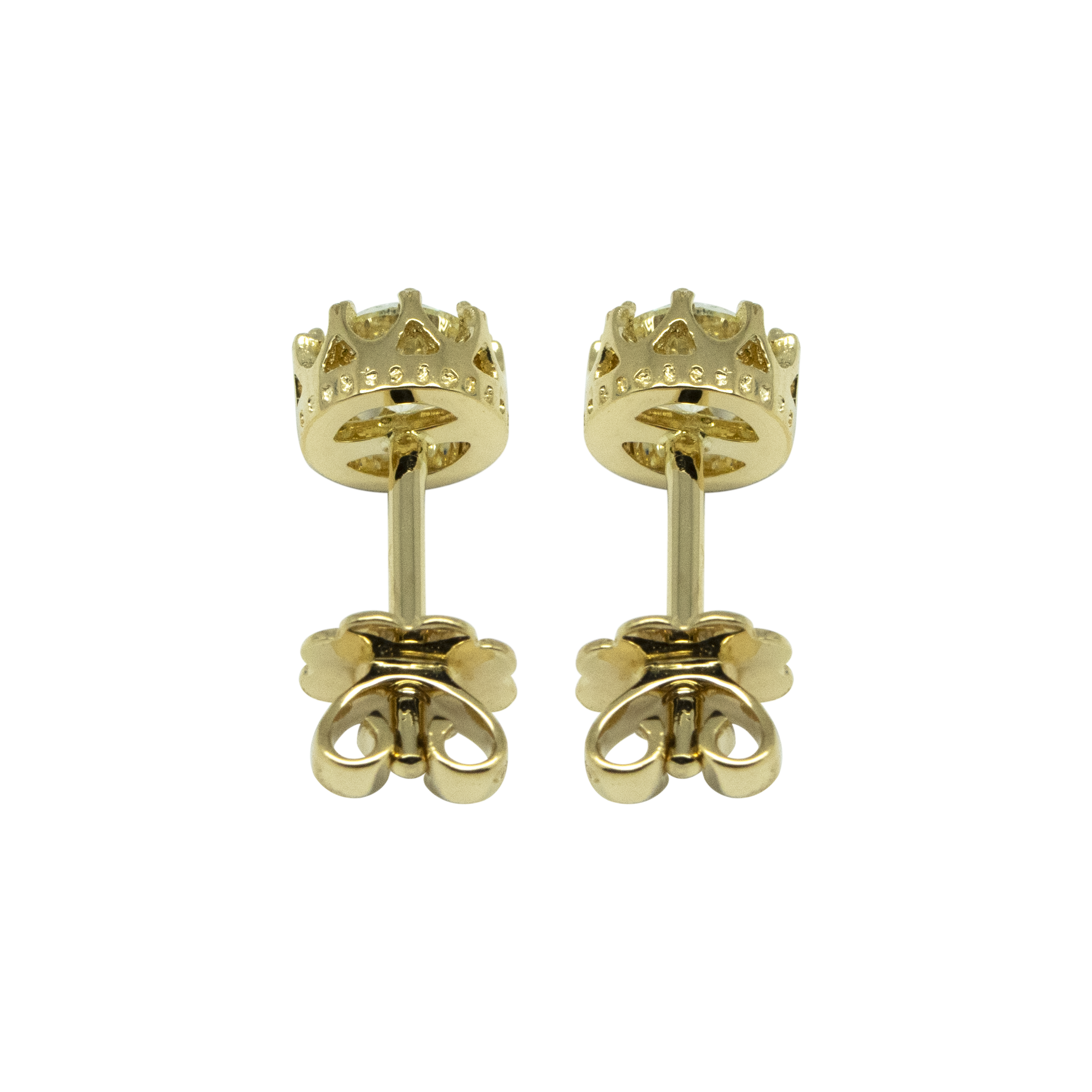 Crown Stud Earrings - Palaces Jewellery