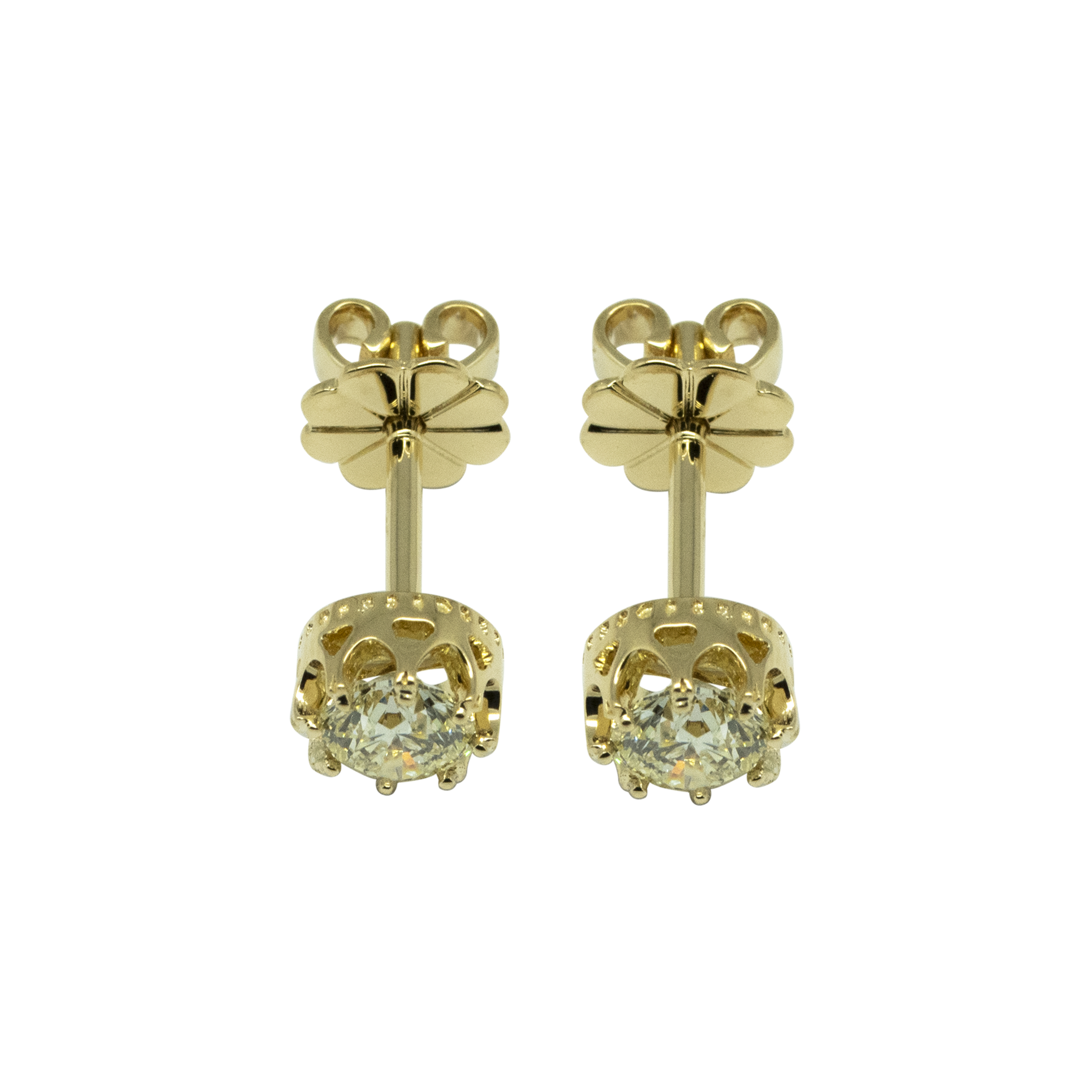 Crown Stud Earrings - Palaces Jewellery