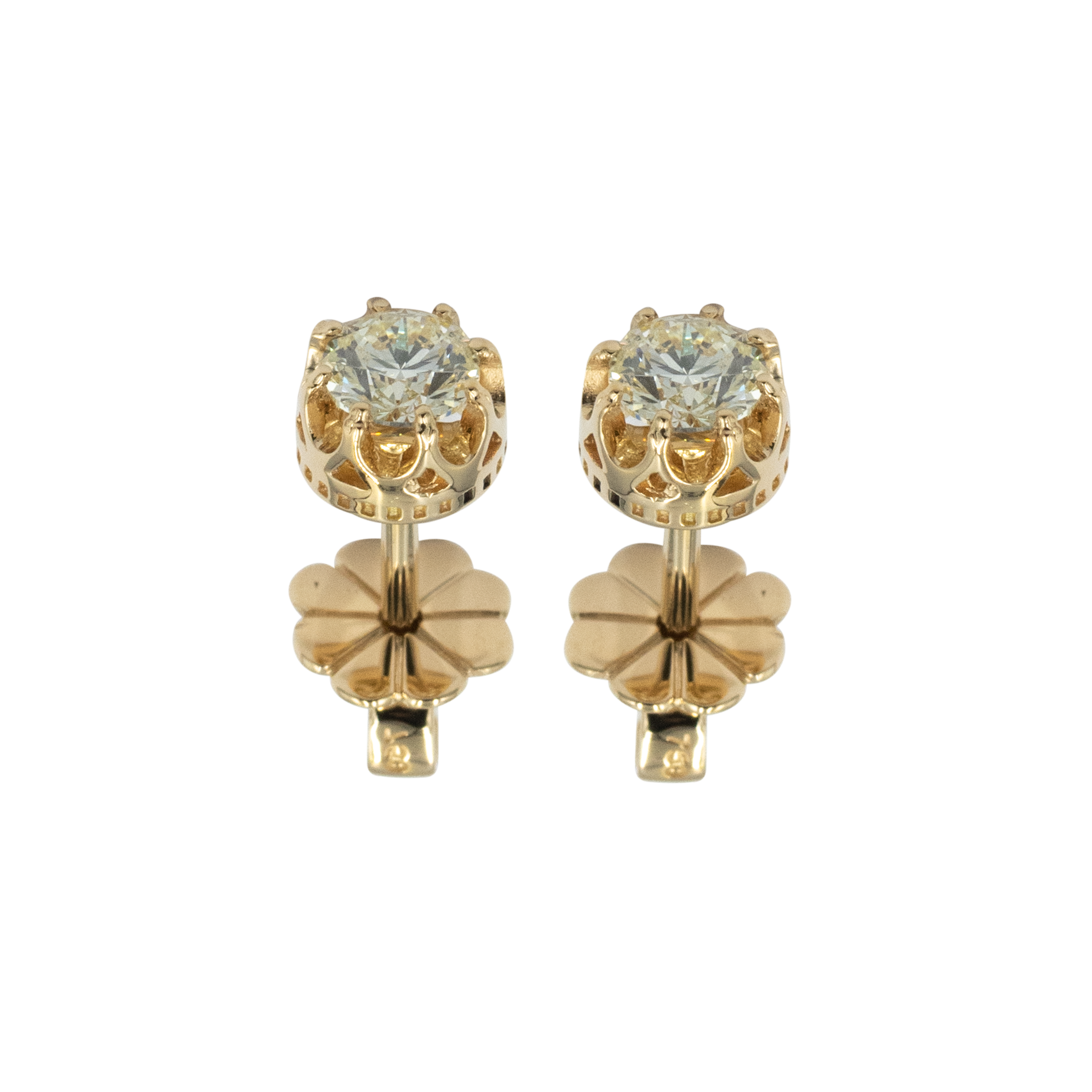 Crown Stud Earrings - Palaces Jewellery