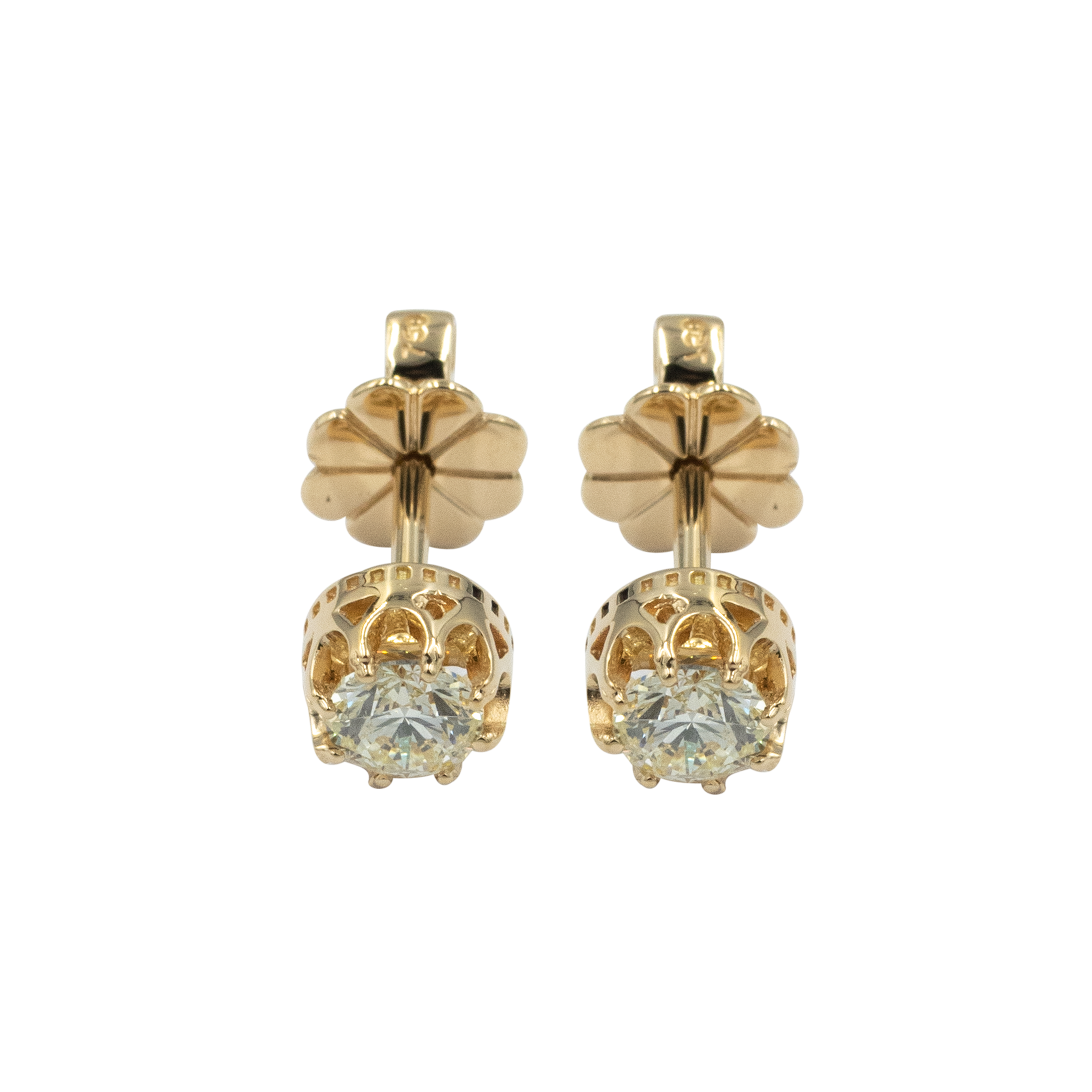 Crown Stud Earrings - Palaces Jewellery