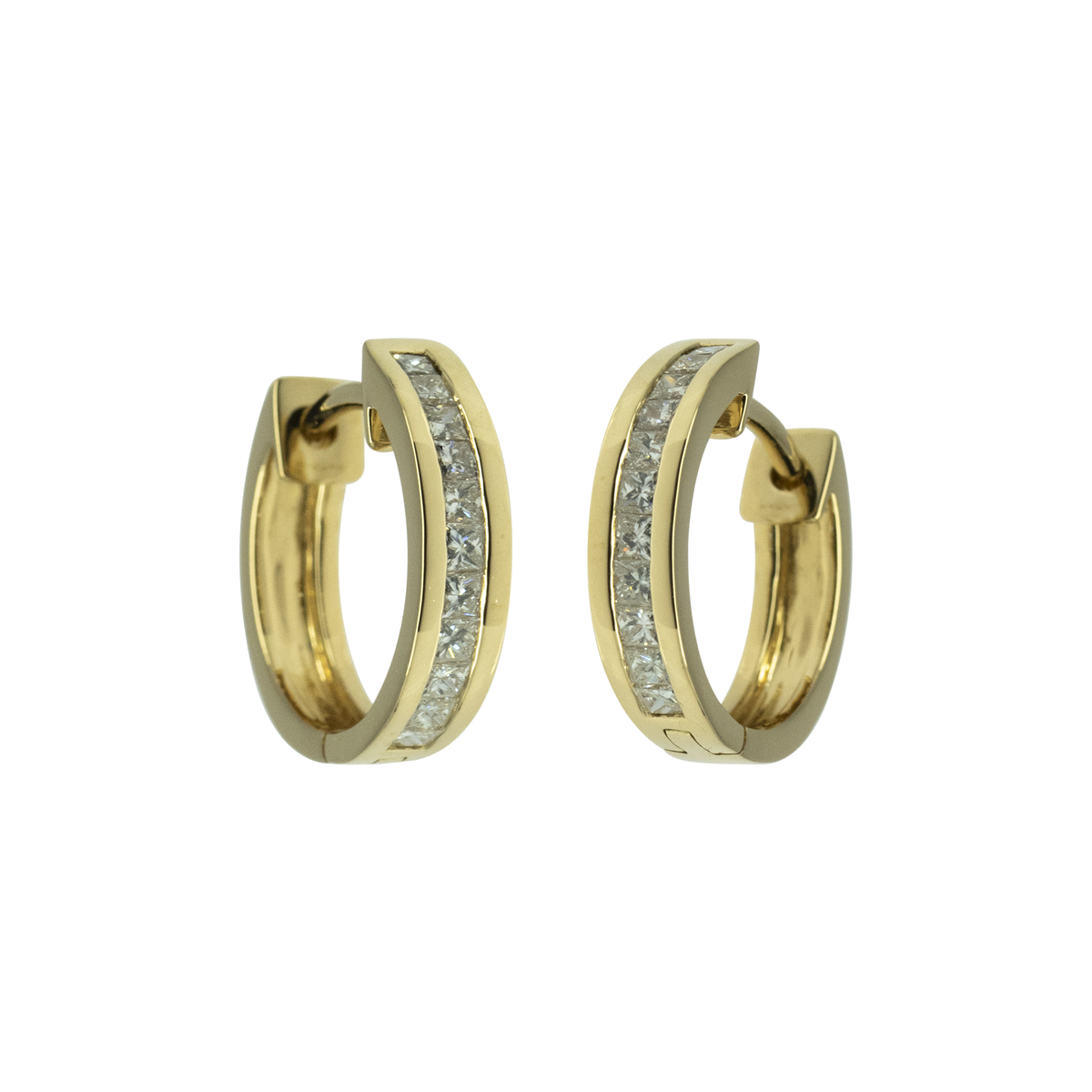 Diamond Hoop Earring - Palaces Jewellery