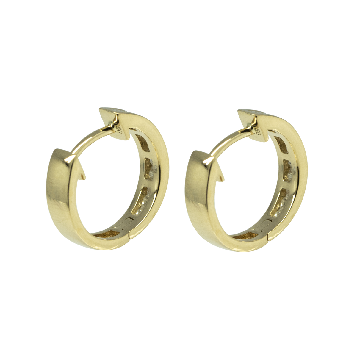 Diamond Hoop Earring - Palaces Jewellery