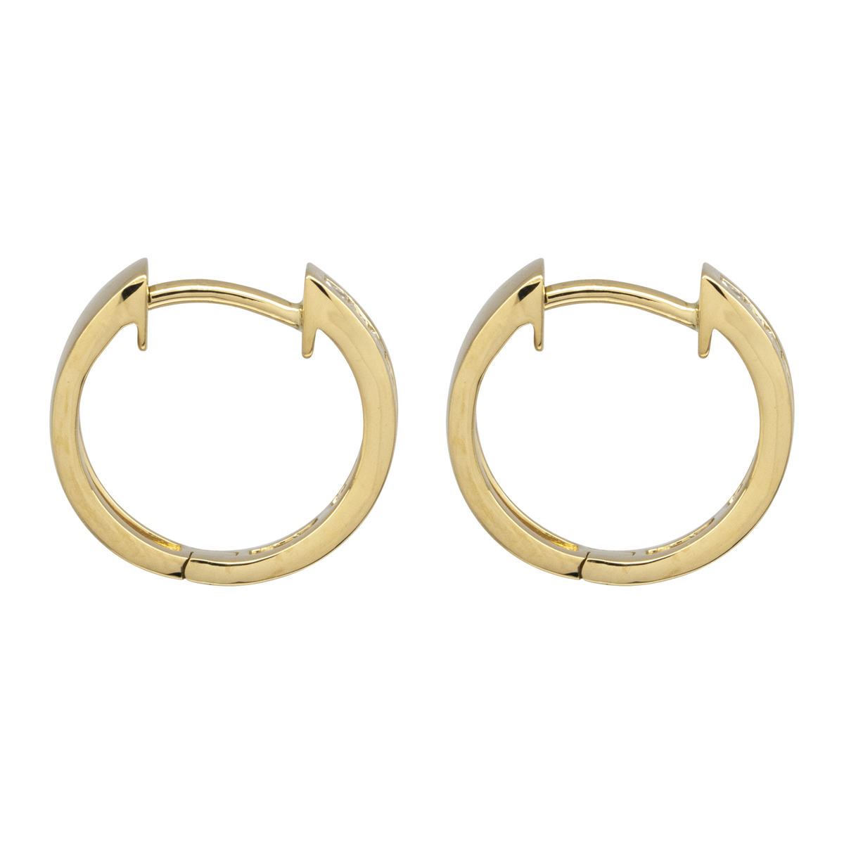 Diamond Hoop Earring - Palaces Jewellery